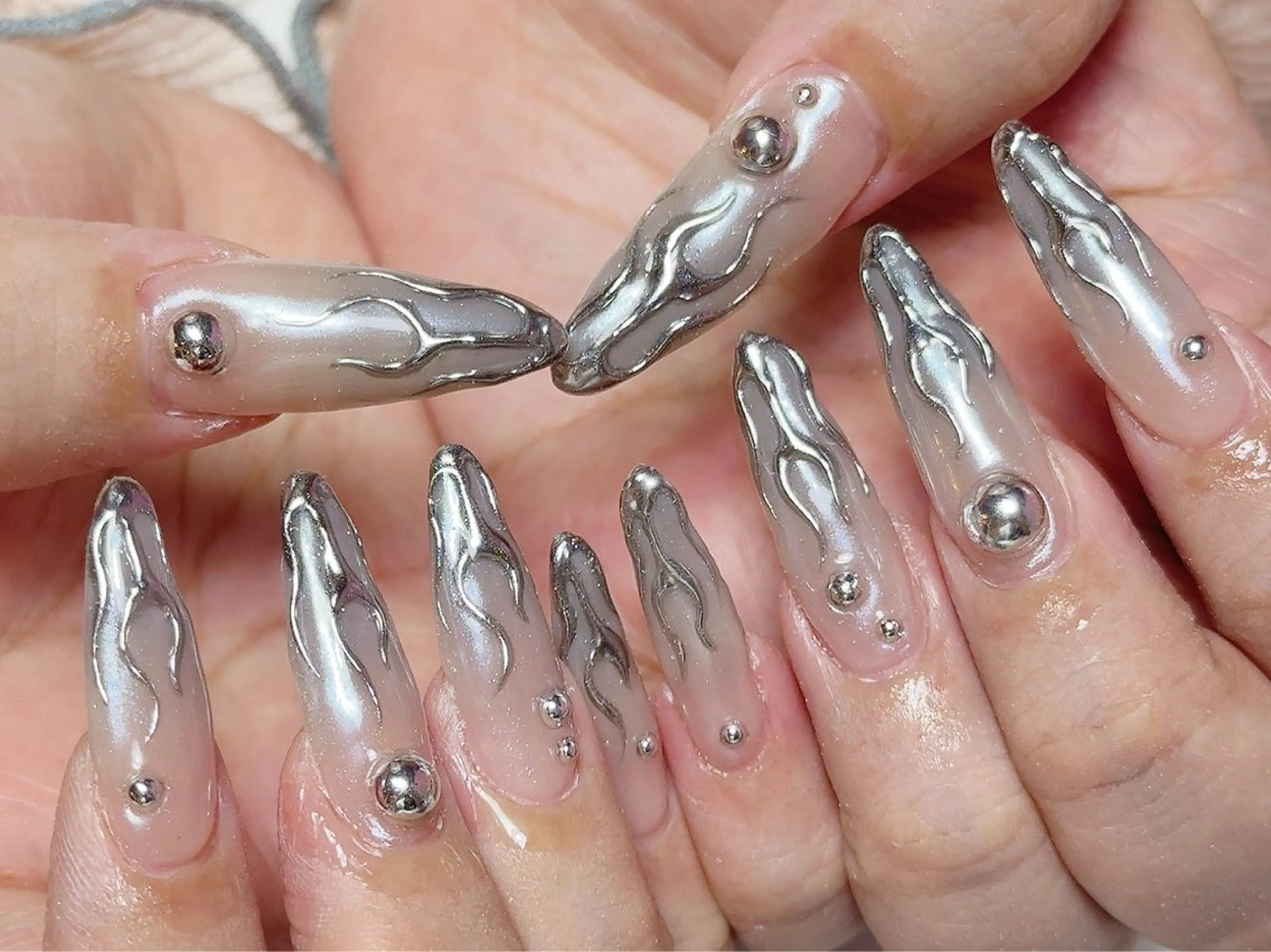 ネイル ハンドネイル Nail Atelier IamI所属・アイアムアイ 大村磨衣のネイルデザイン