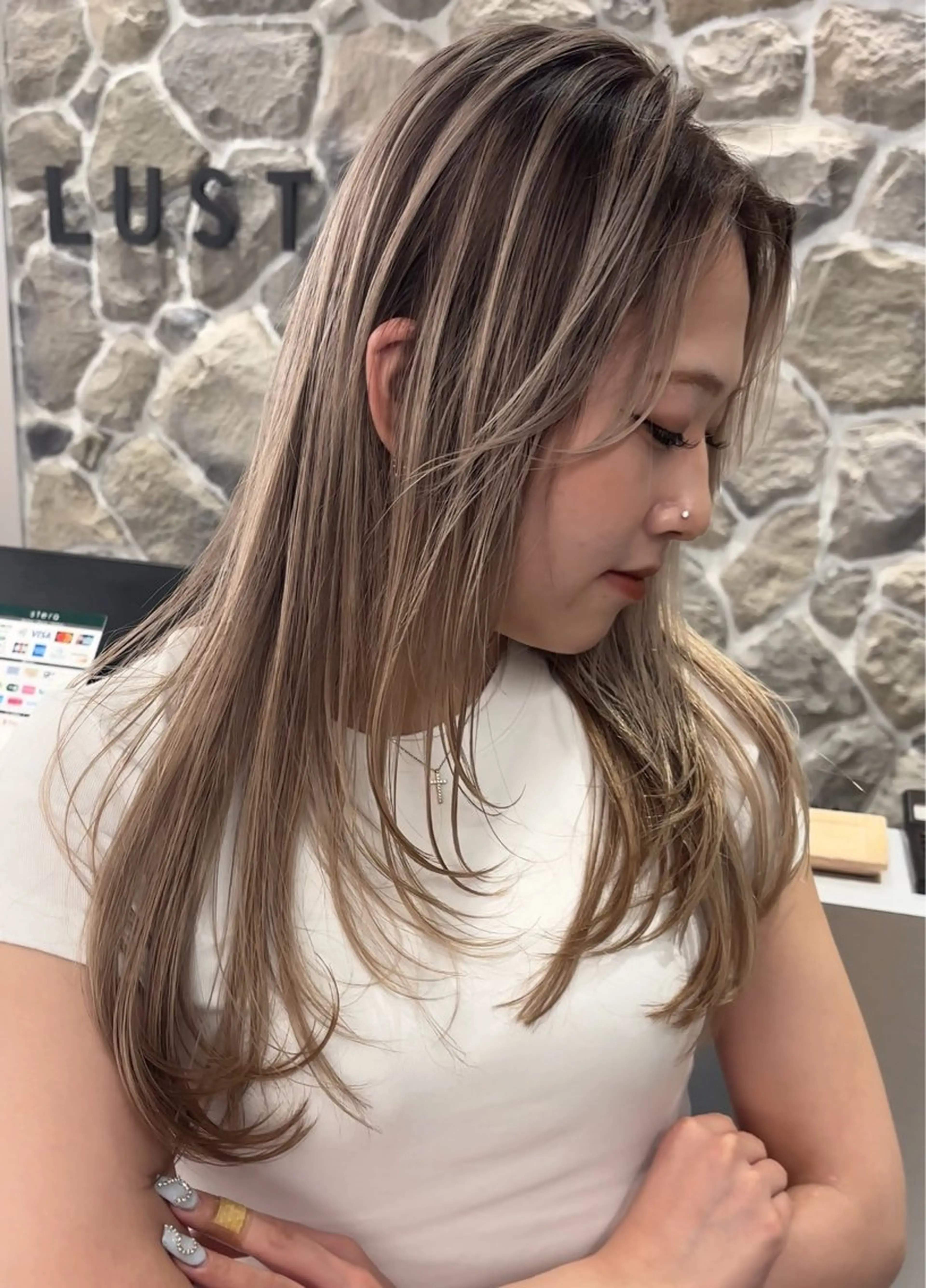 ❤︎今だけ限定❤︎ 外国人風バレイヤージュ✨＋2回ブリーチ込み(ケアブリーチ込み)の写真