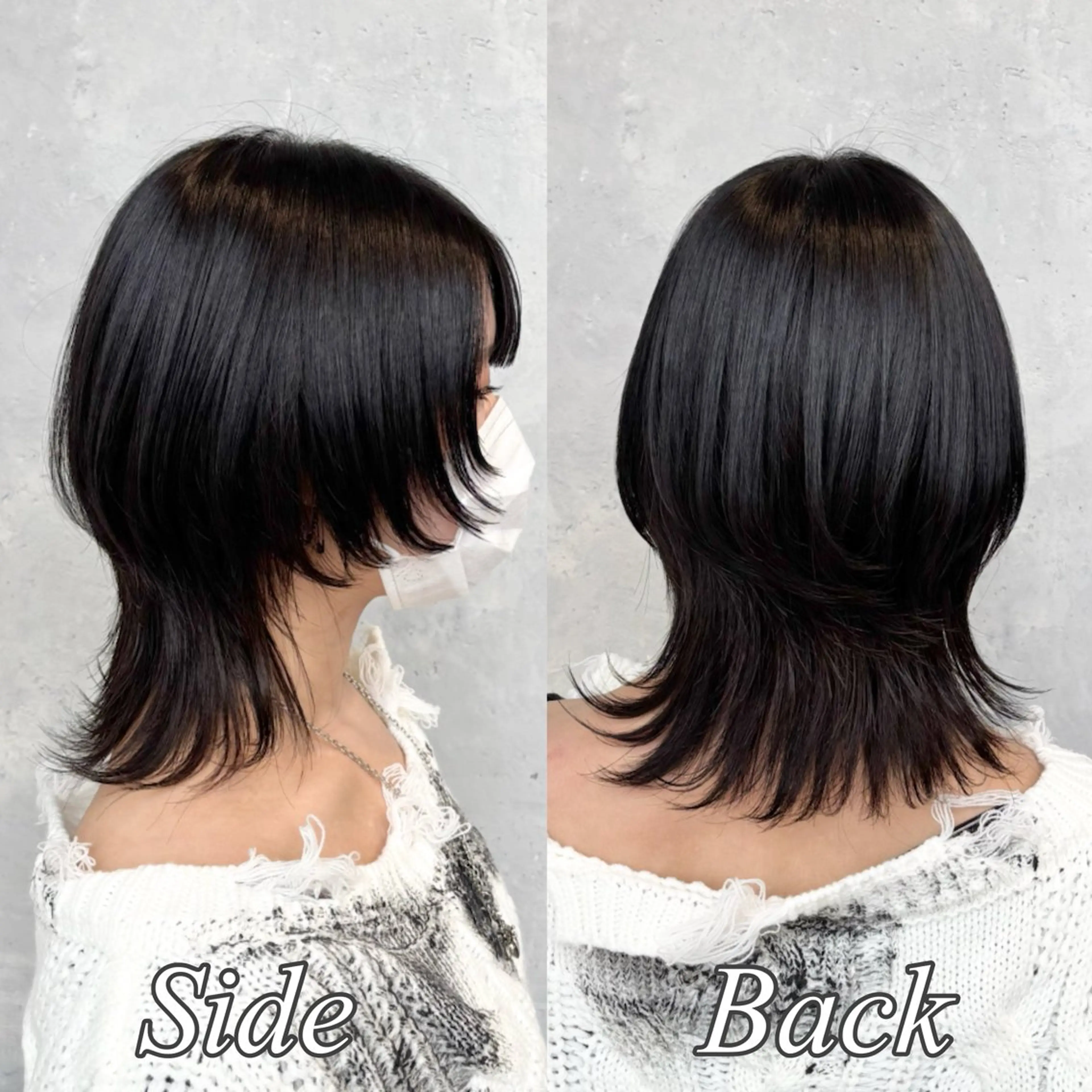 ミディアム ヘアアレンジ ウルフカット カット トリートメント ｲﾝﾅｰｶﾗｰ屋さん 🫧伊藤拓実のヘアスタイル