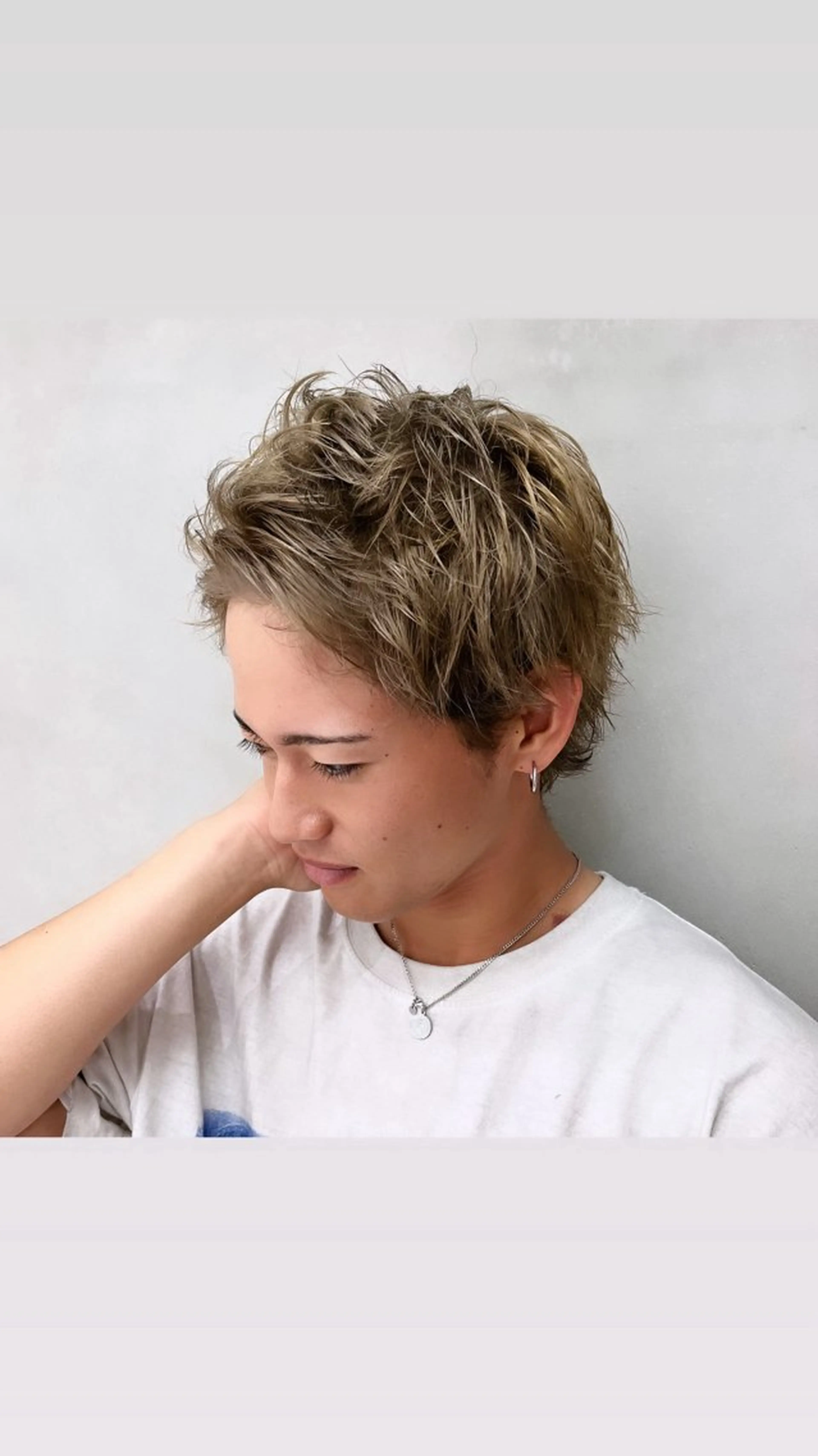 メンズ メンズブリーチ メンズハイトーン Tiffa二子玉川所属・レイヤーカット 🌻AOI🌻のヘアスタイル