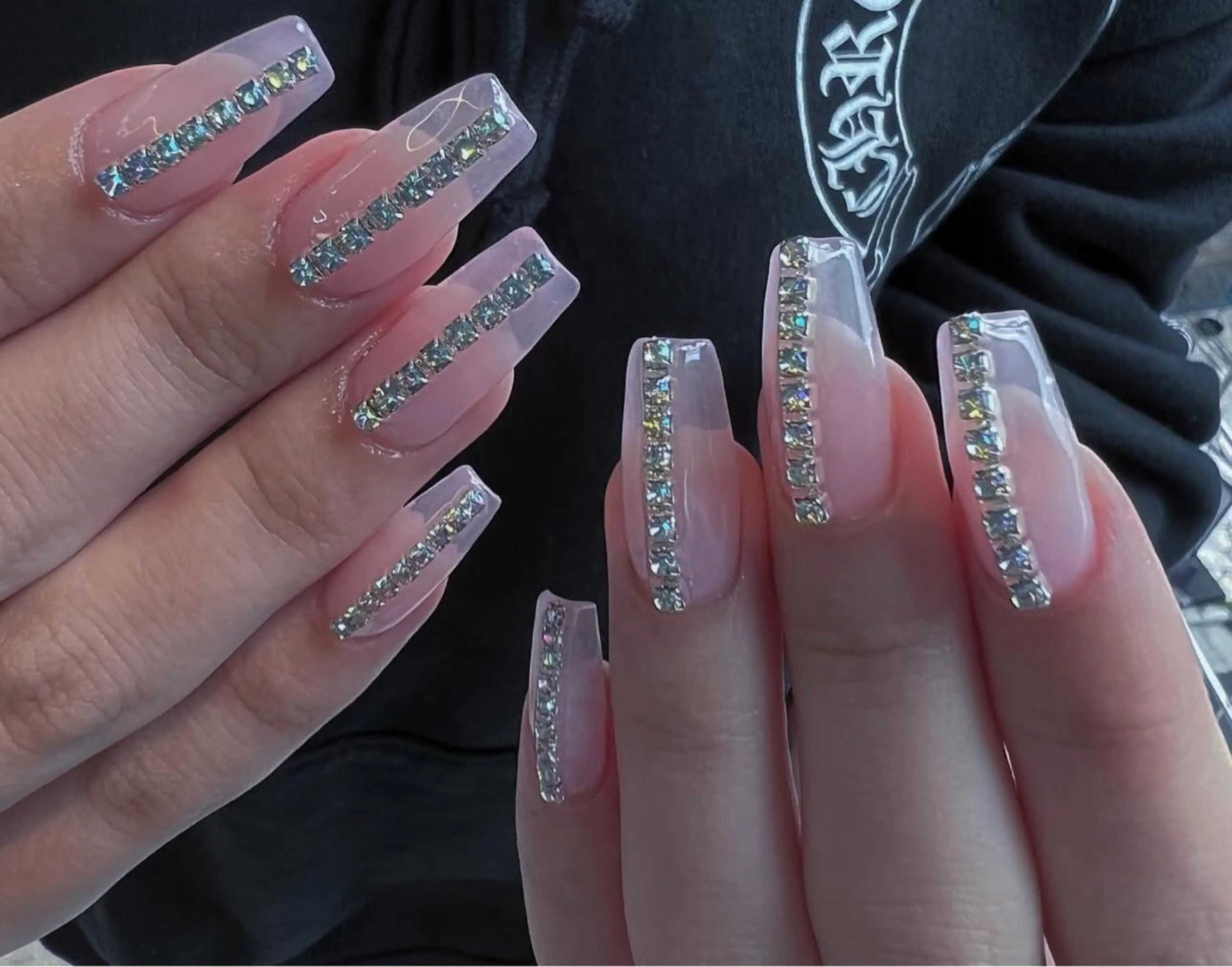 ネイル フレンチネイル ジェルネイル ハロウィン キラキラネイル 韓国ネイル H.baby Nail Salonのネイルデザイン