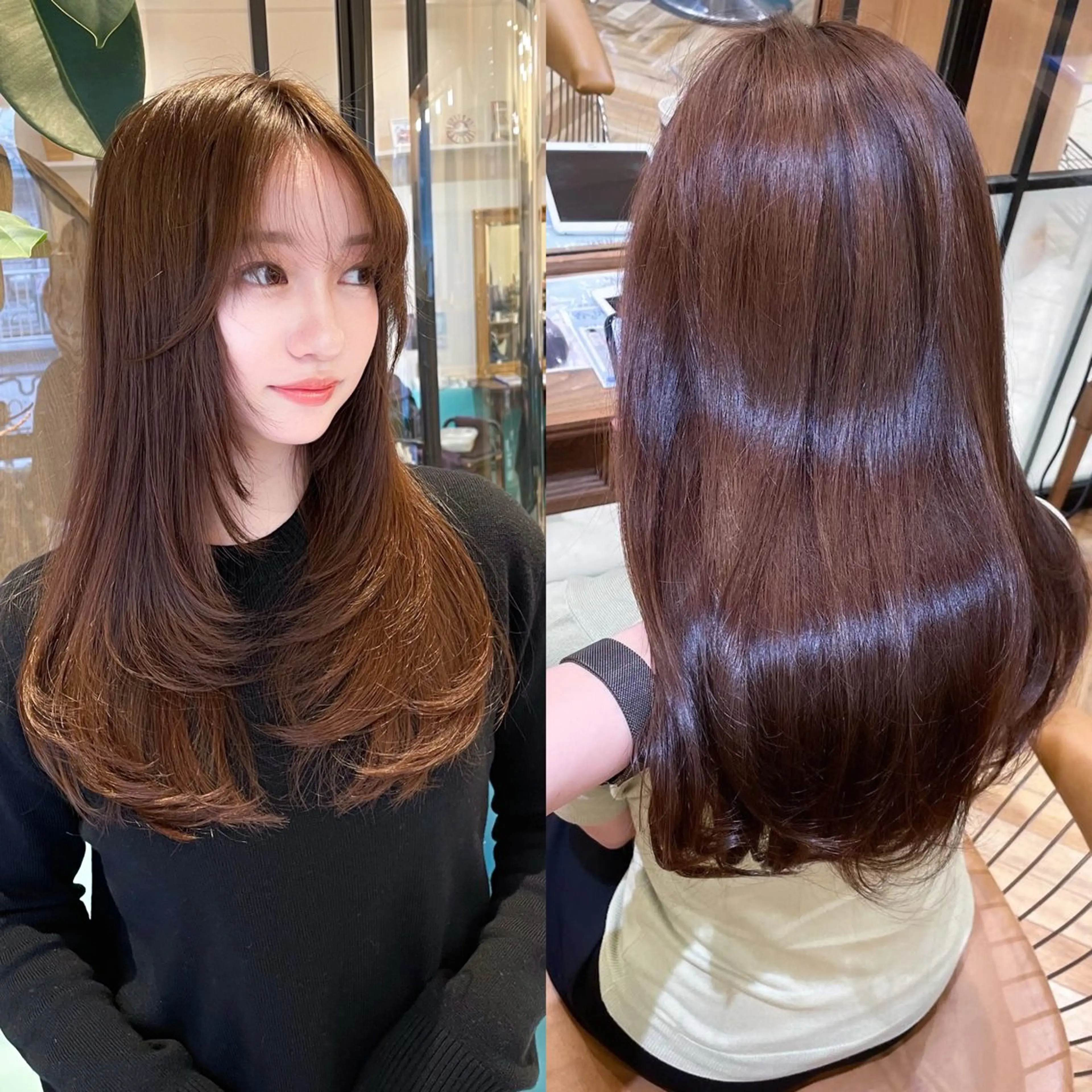 ロング カラー カット ヘアカラー 縮毛矯正 トリートメント 💎巻ける縮毛矯正/ 艶髪💎石渕智也のヘアスタイル