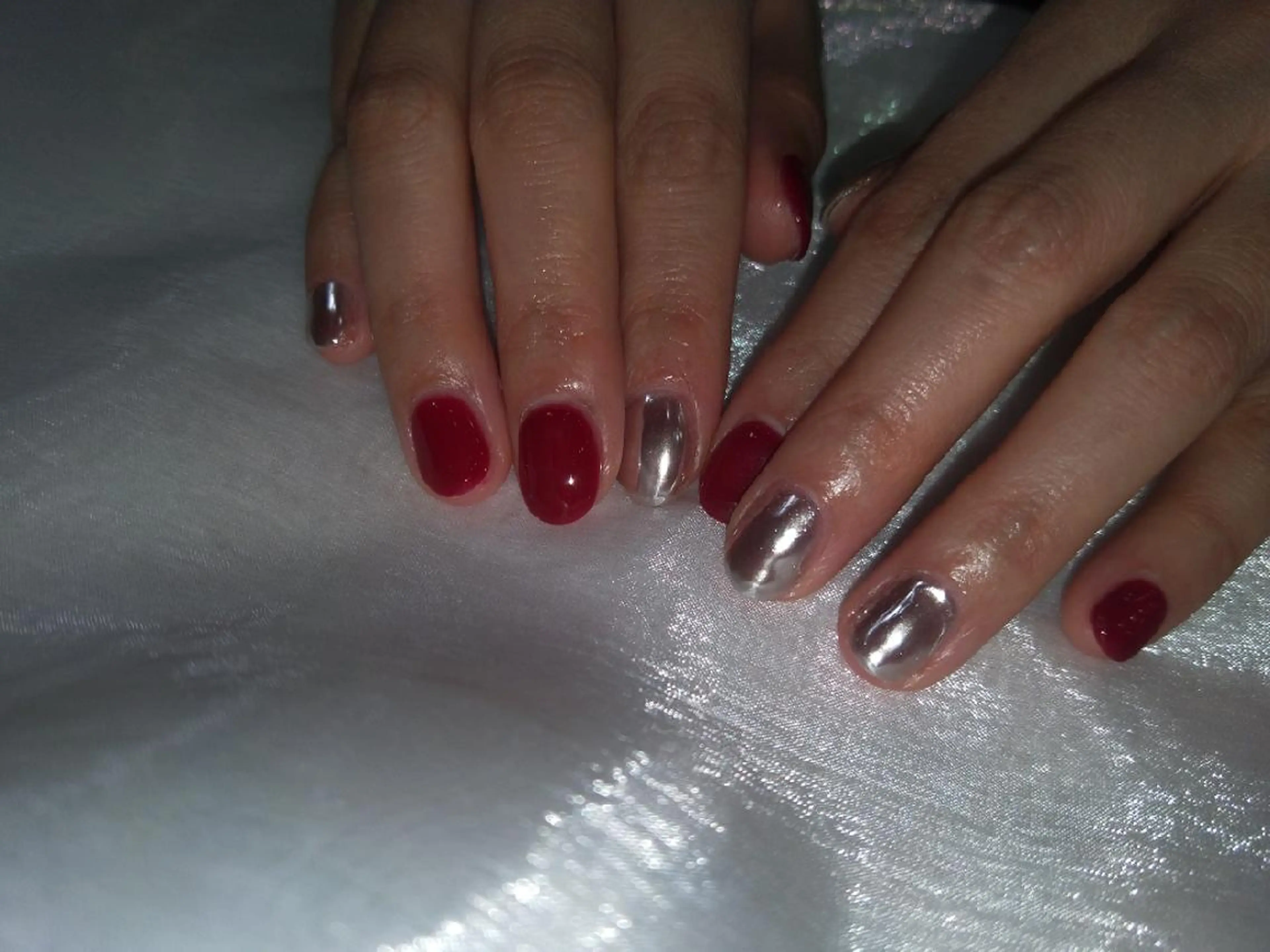 ネイル ハンドネイル ハンドケア R'well所属・はばすみれ🎀ﾈｲﾙ 光ﾌｪｲｼｬﾙ ﾍｱのネイルデザイン