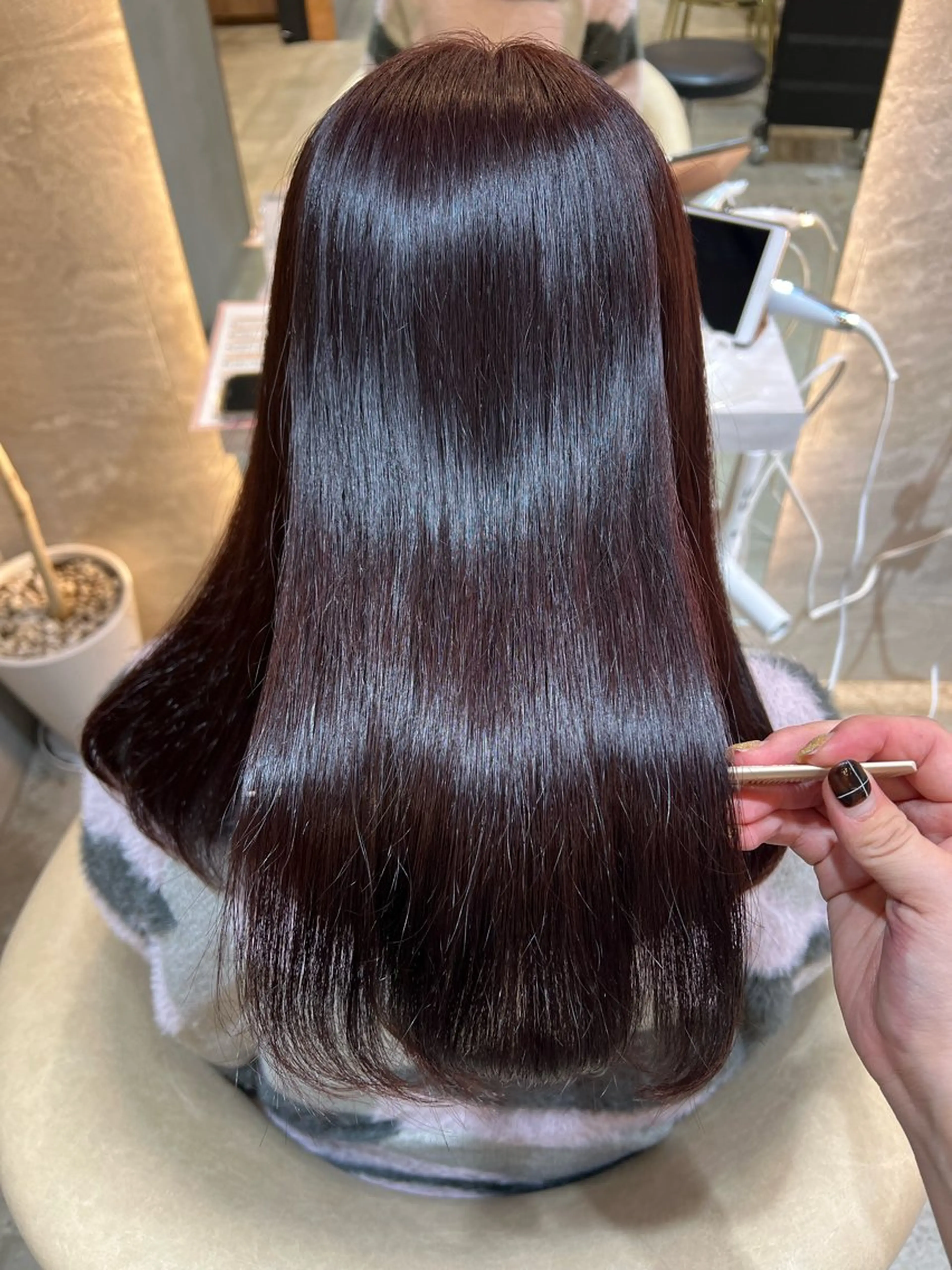 ❤️‍🔥【巻ける】美髪縮毛矯正❤️‍🔥＋似合わせカット＋パラボ1STEPトリートメントの写真