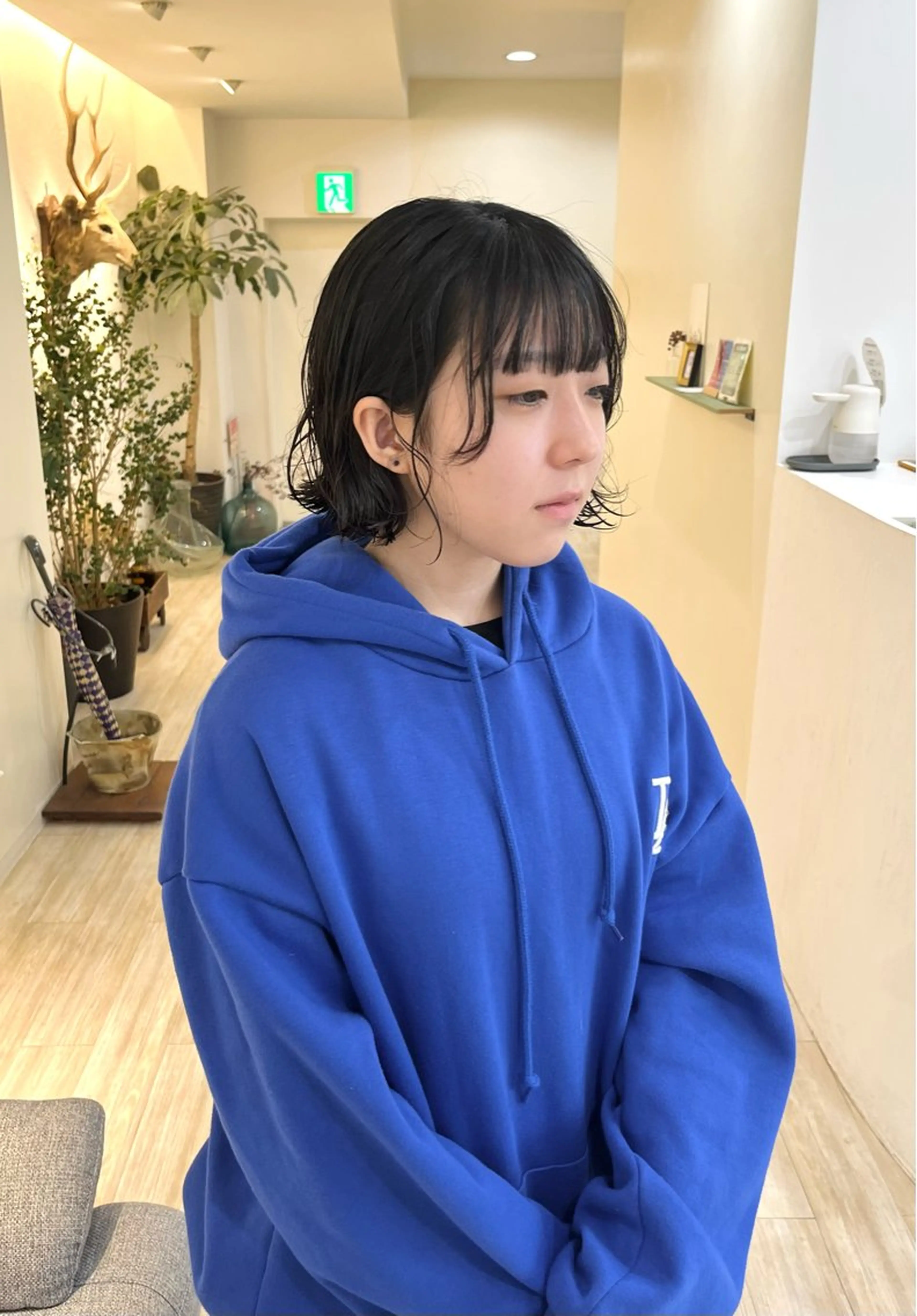 ショート パーマ カット つぼみ/パーマ ／レイヤー／ボブのヘアスタイル