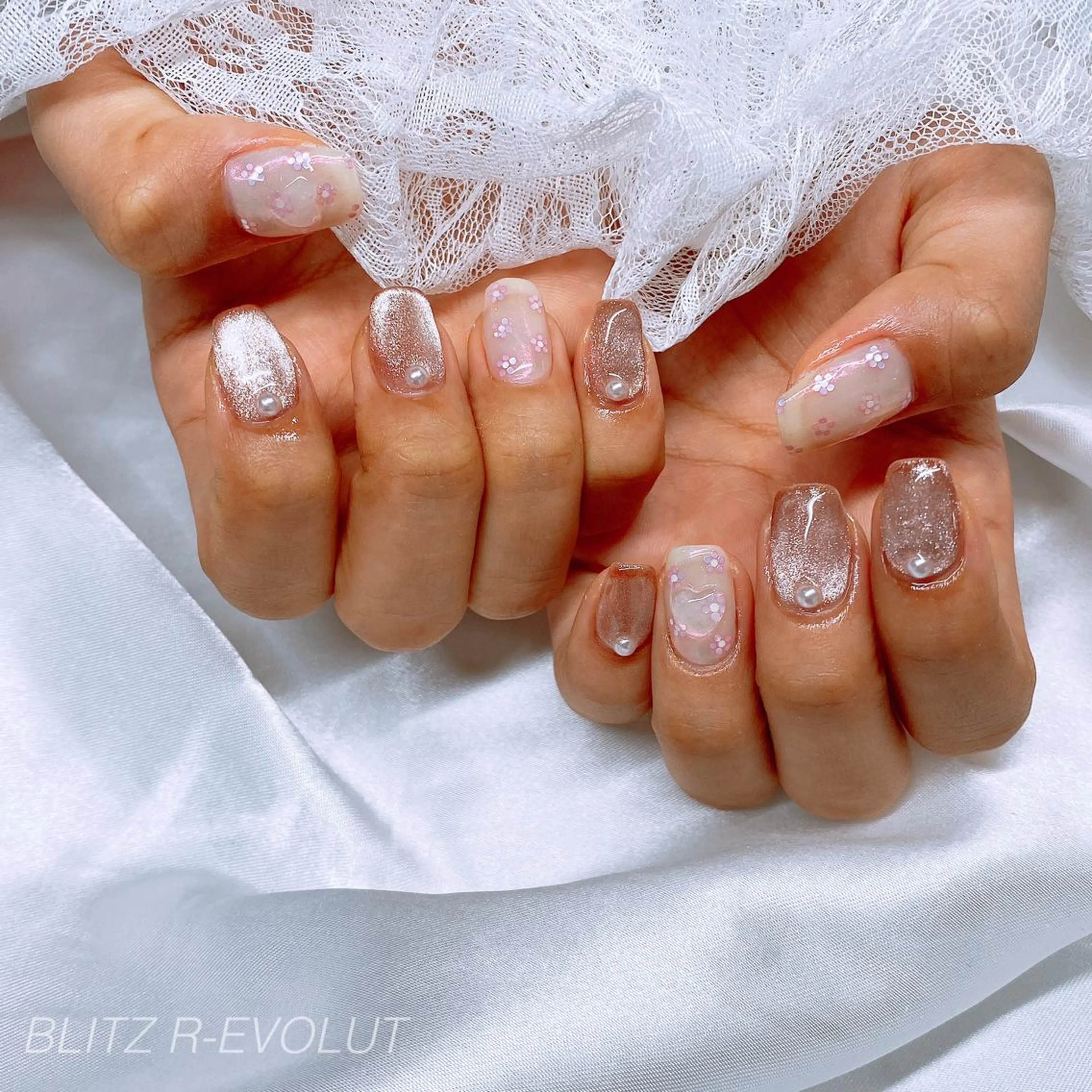 ネイル ☁️BLITZ 🎀笠原雪音🎀のネイルデザイン