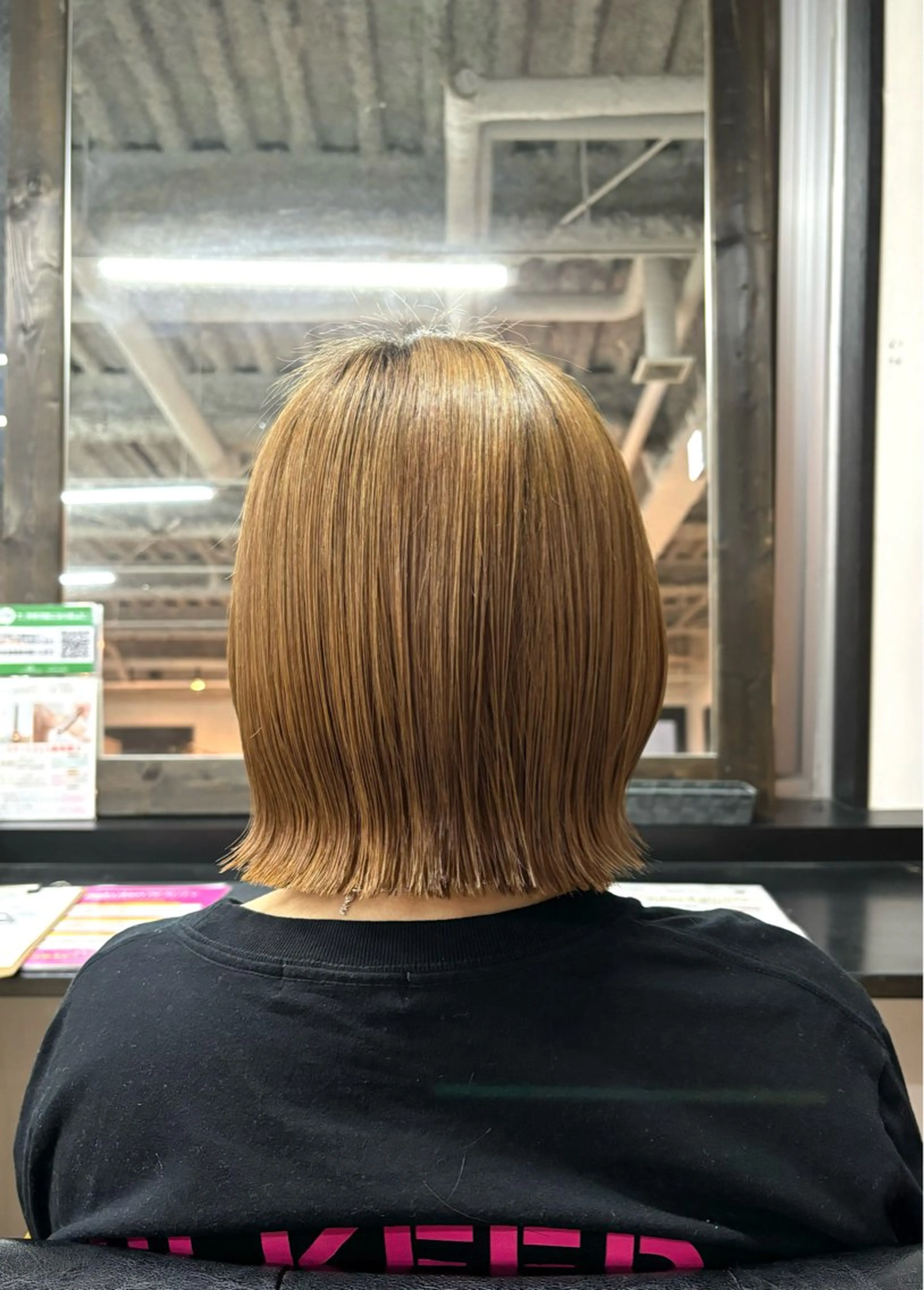 ショート 切りっぱなしボブ ボブ ショートヘア 韓国透明感🇰🇷 SAKURAのヘアスタイル