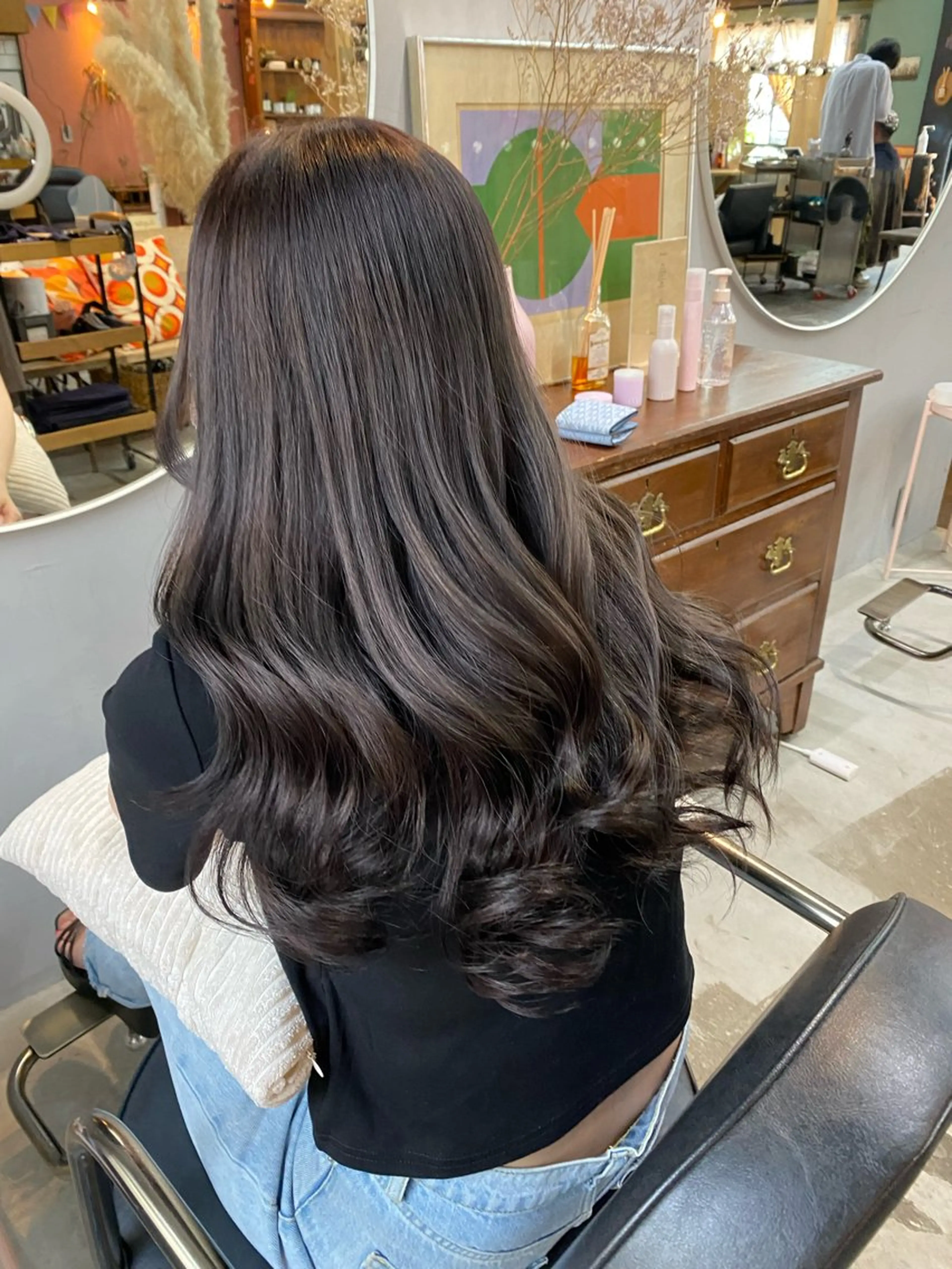 ロング カラー ヘアアレンジ chapter問屋町 💘小室明華のヘアスタイル