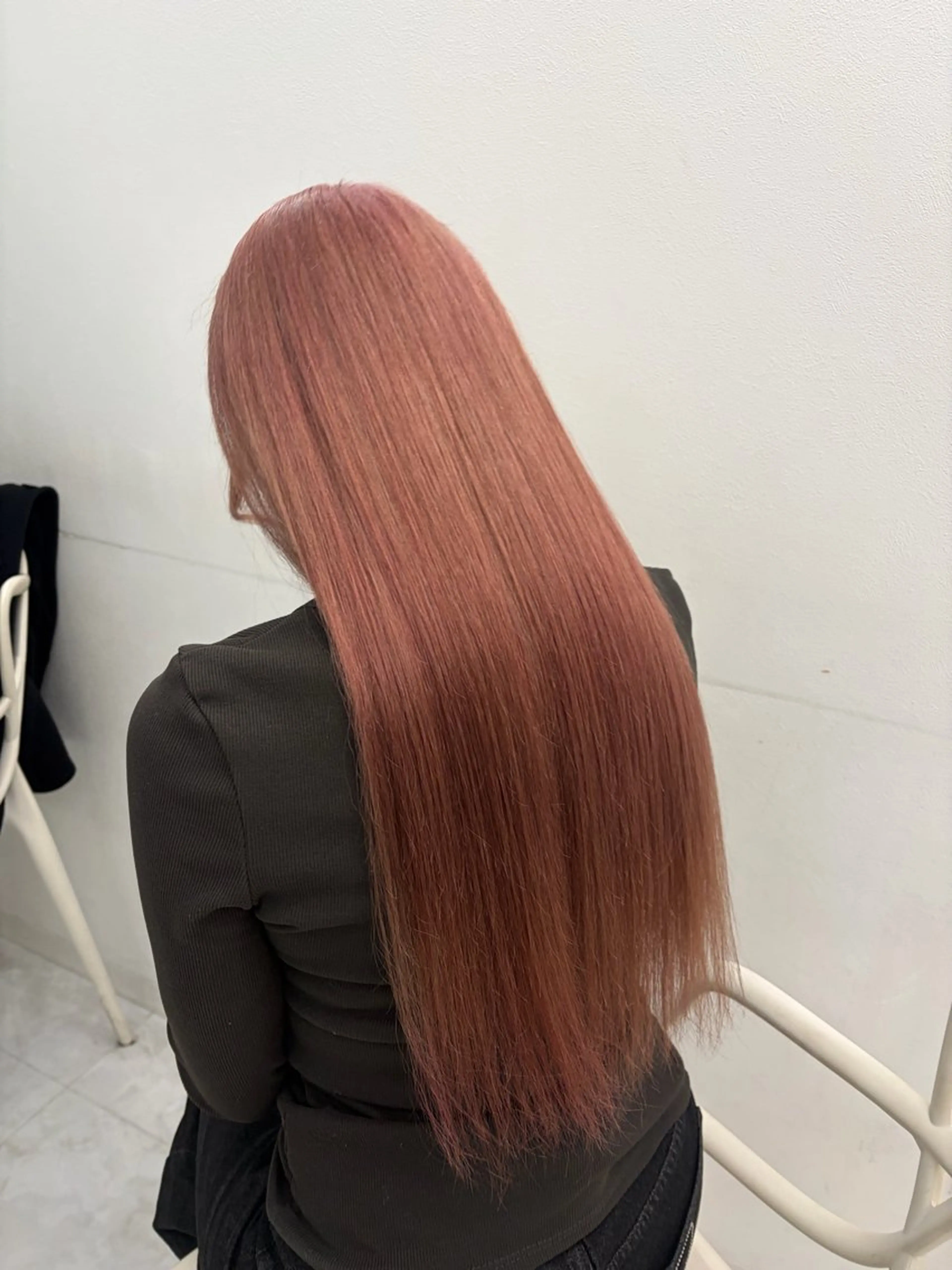 ロング ヘアカラー ヘアセット 艶髪ハイトーンカラー 渋谷🎀ririkaのヘアスタイル