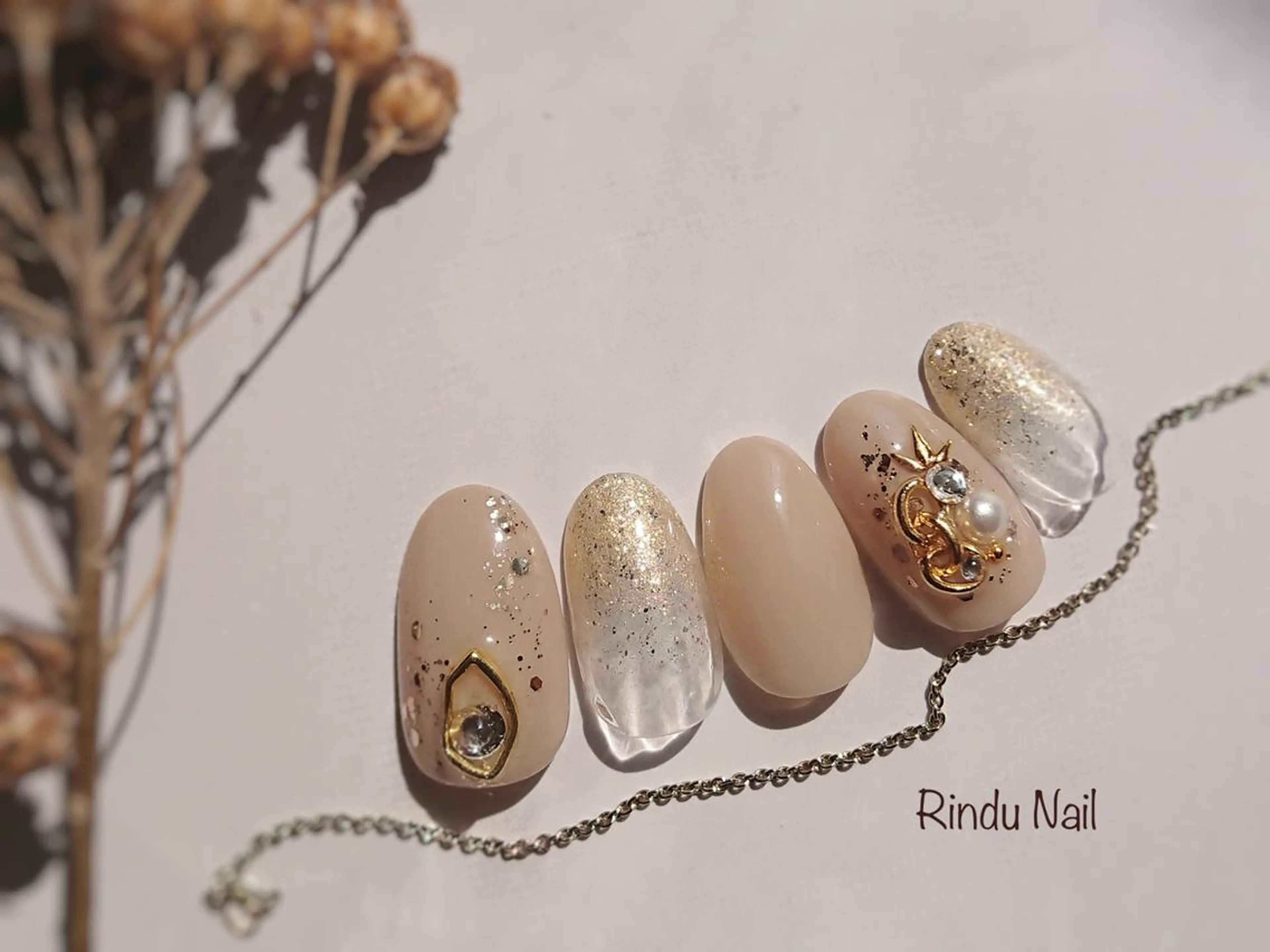 ネイル ニュアンスネイル Rindu Nail 上小田井ジュニアのネイルデザイン