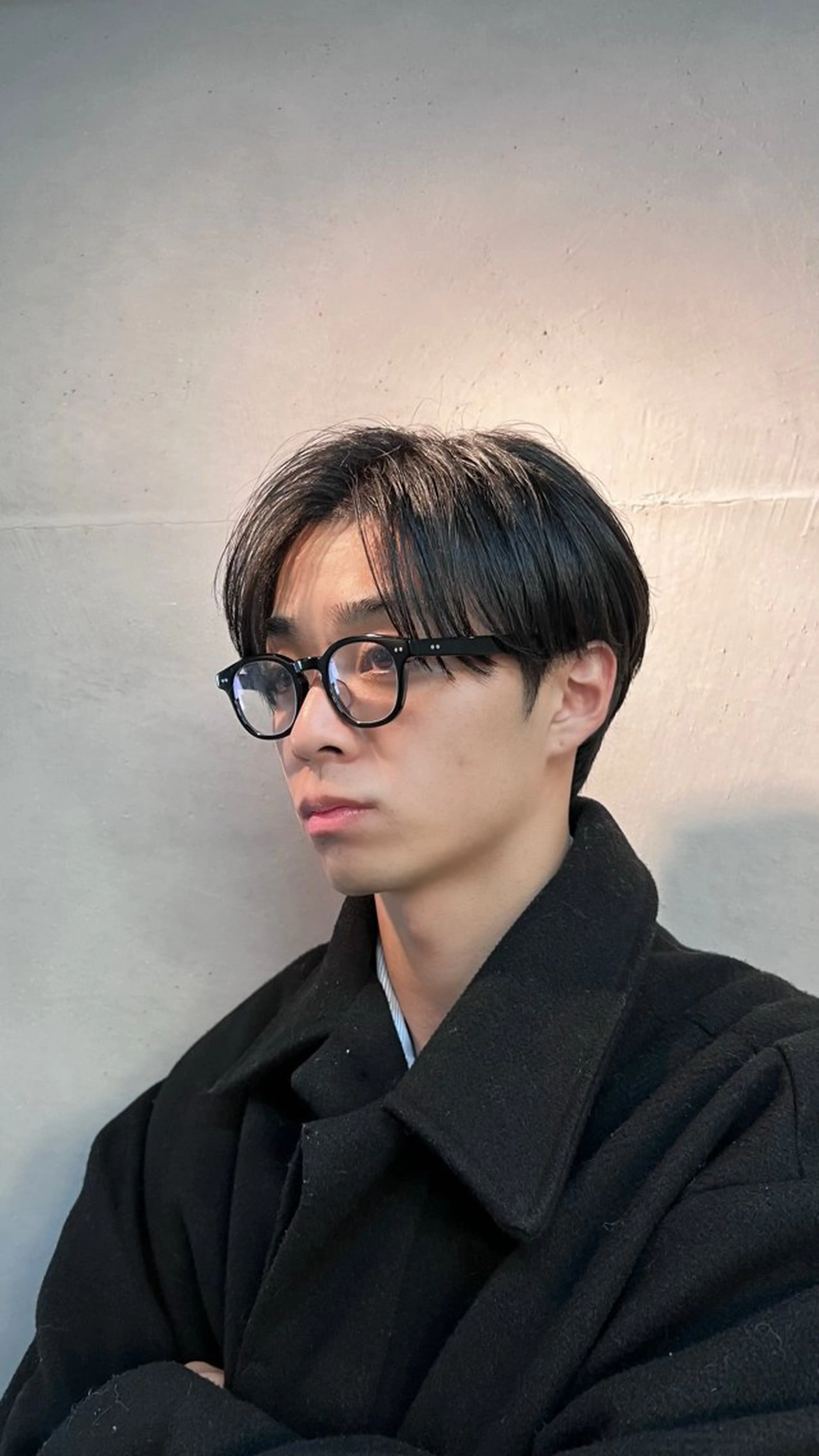 ショート パーマ メンズ センターパート カット Alo所属・💥メンズパーマ /表参道/モント💥のヘアスタイル