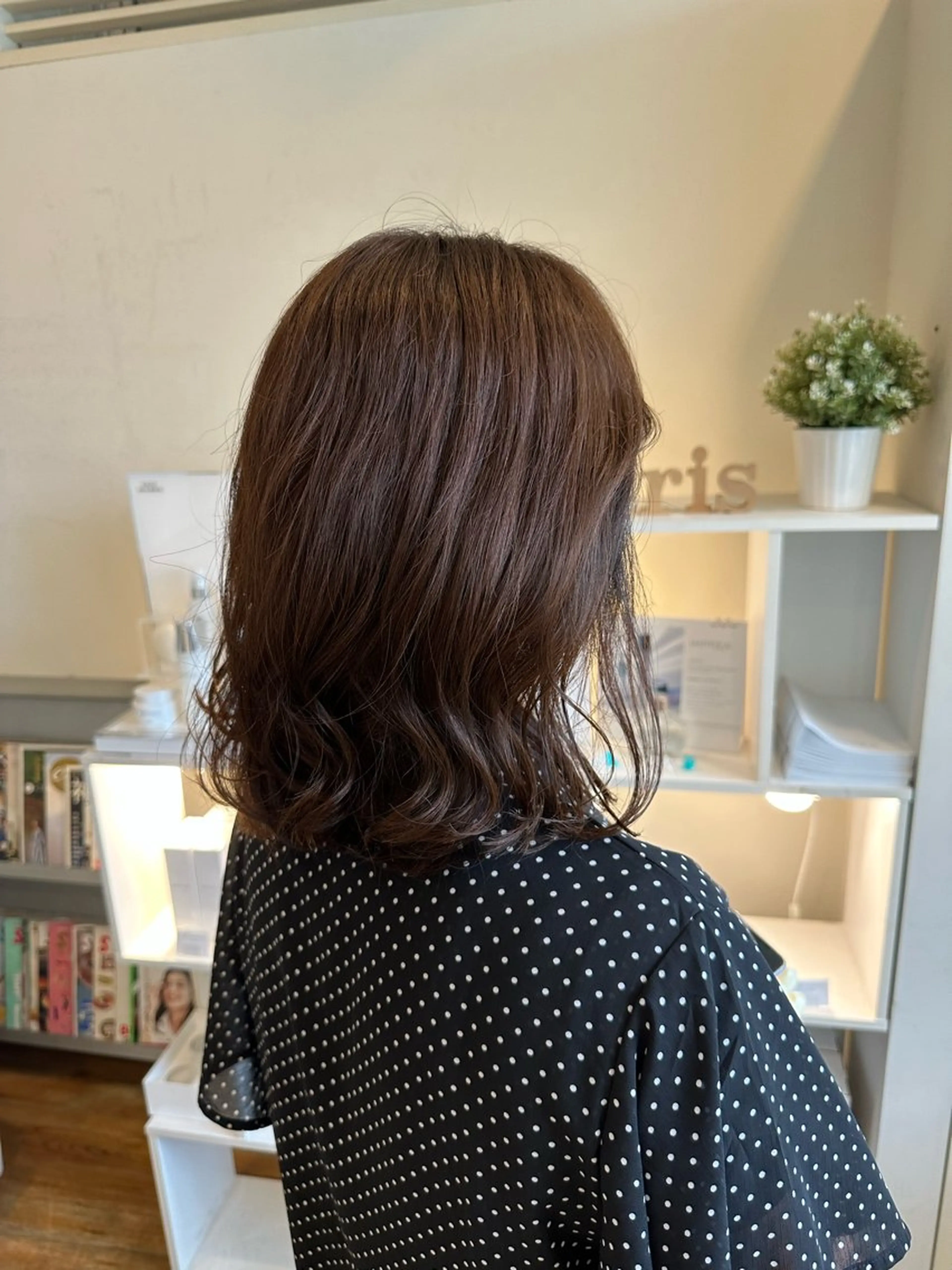 ミディアム カラー パーマ ueki ayaneのヘアスタイル