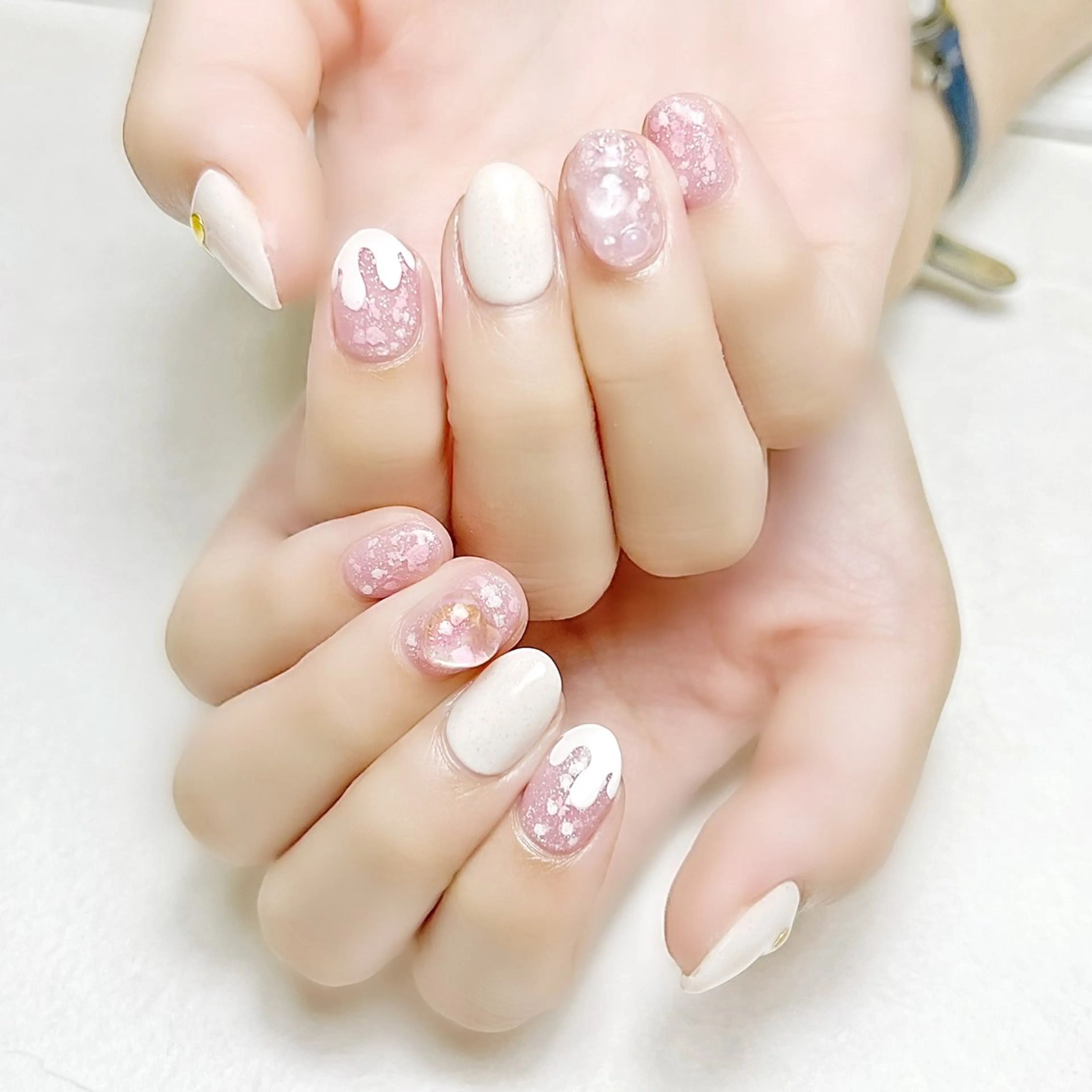 ネイル ハート バレンタイン rouse nail RISATOのネイルデザイン