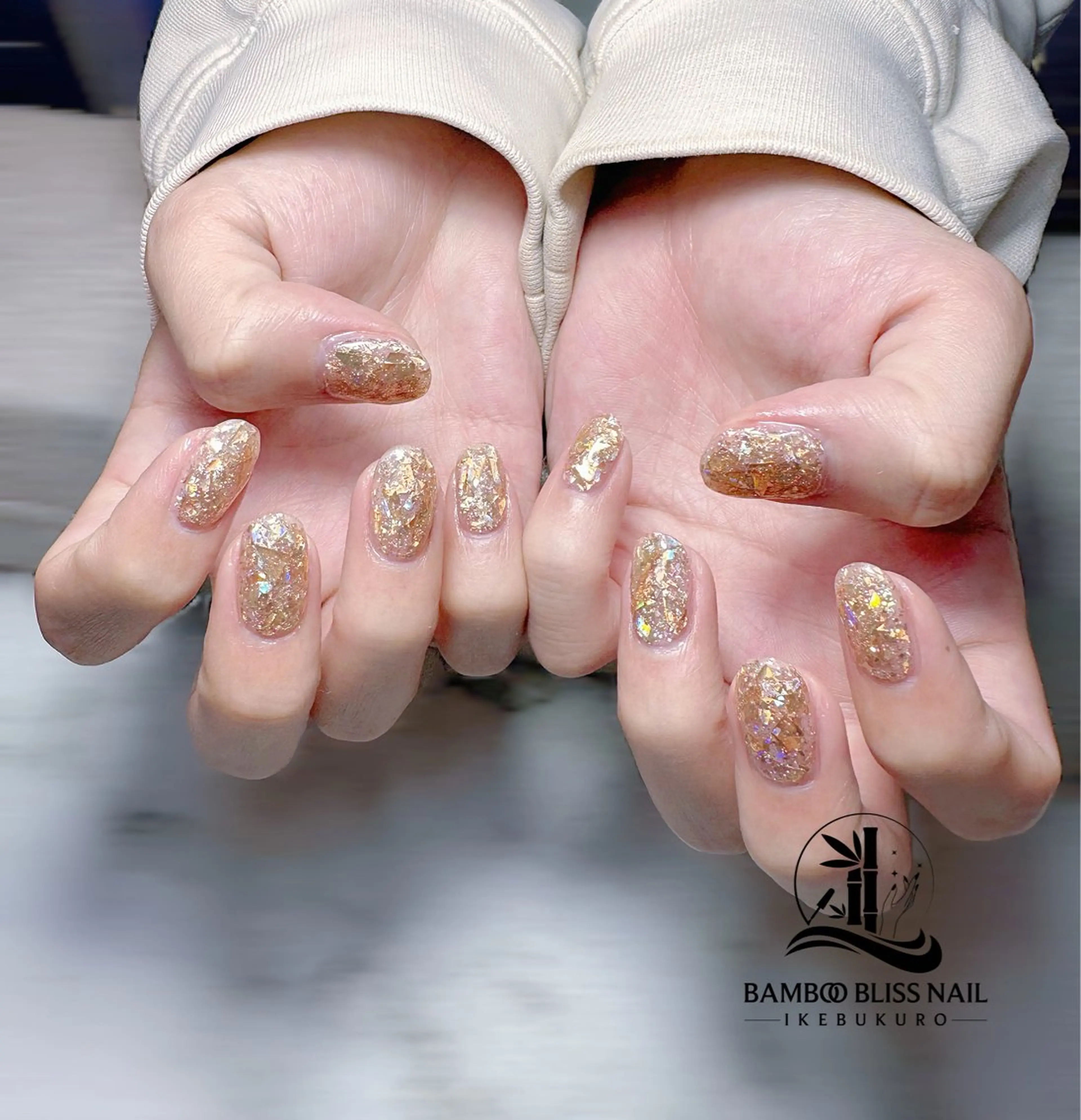 ネイル BAMBOO BLISS 研修用のネイルデザイン