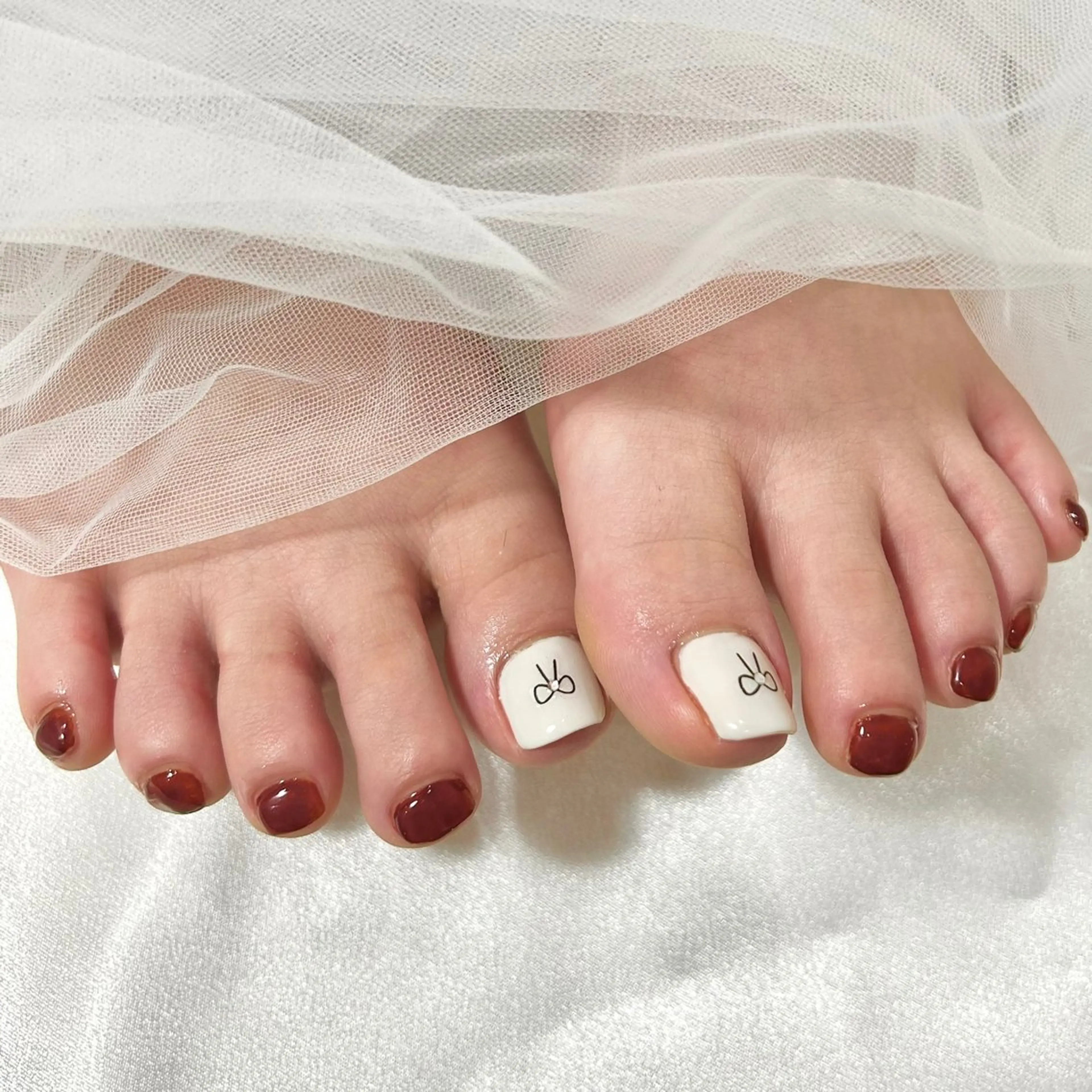 ネイル アートネイル フットネイル フットネイル EmaNail 奈良橿原店所属・EmaNail 🧸Momokaのネイルデザイン