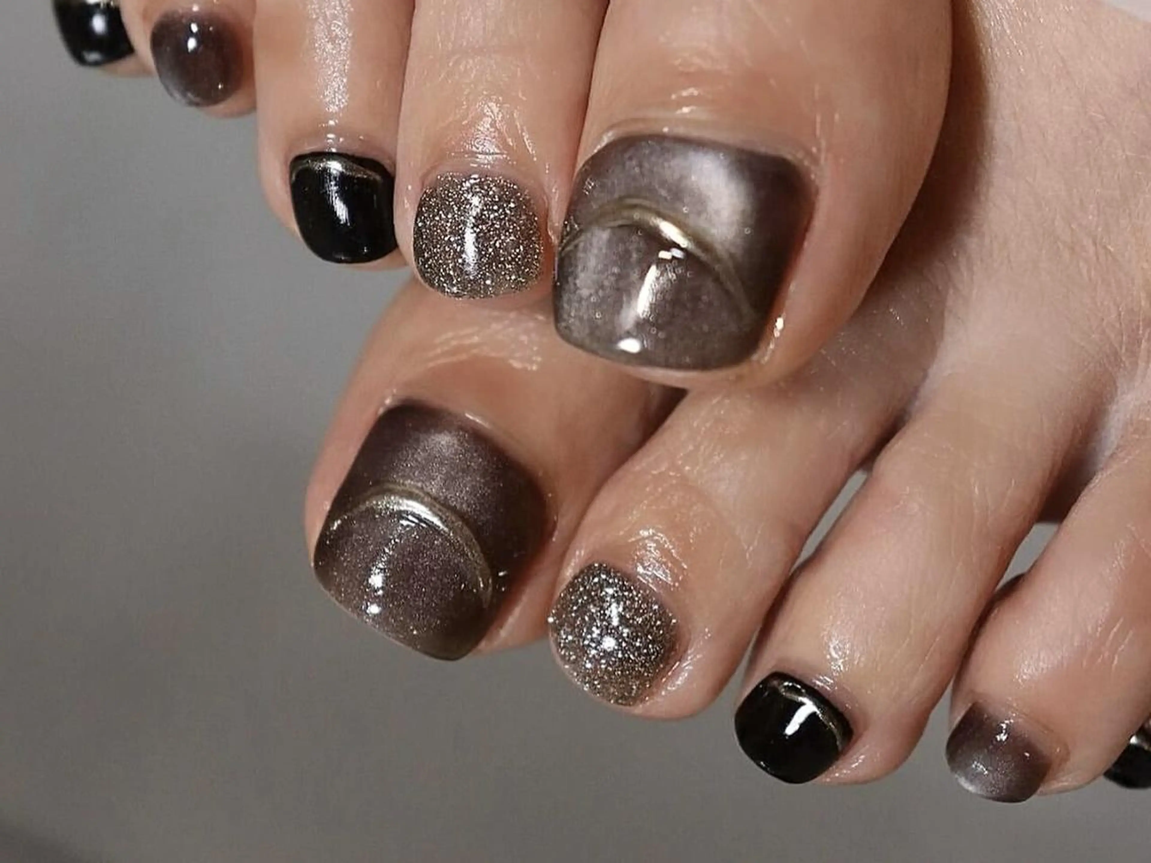 ずーっと使える♪ フット　アート１０本　デザイン無制限　¥9,300　《オフ&ケア&バス込》の写真