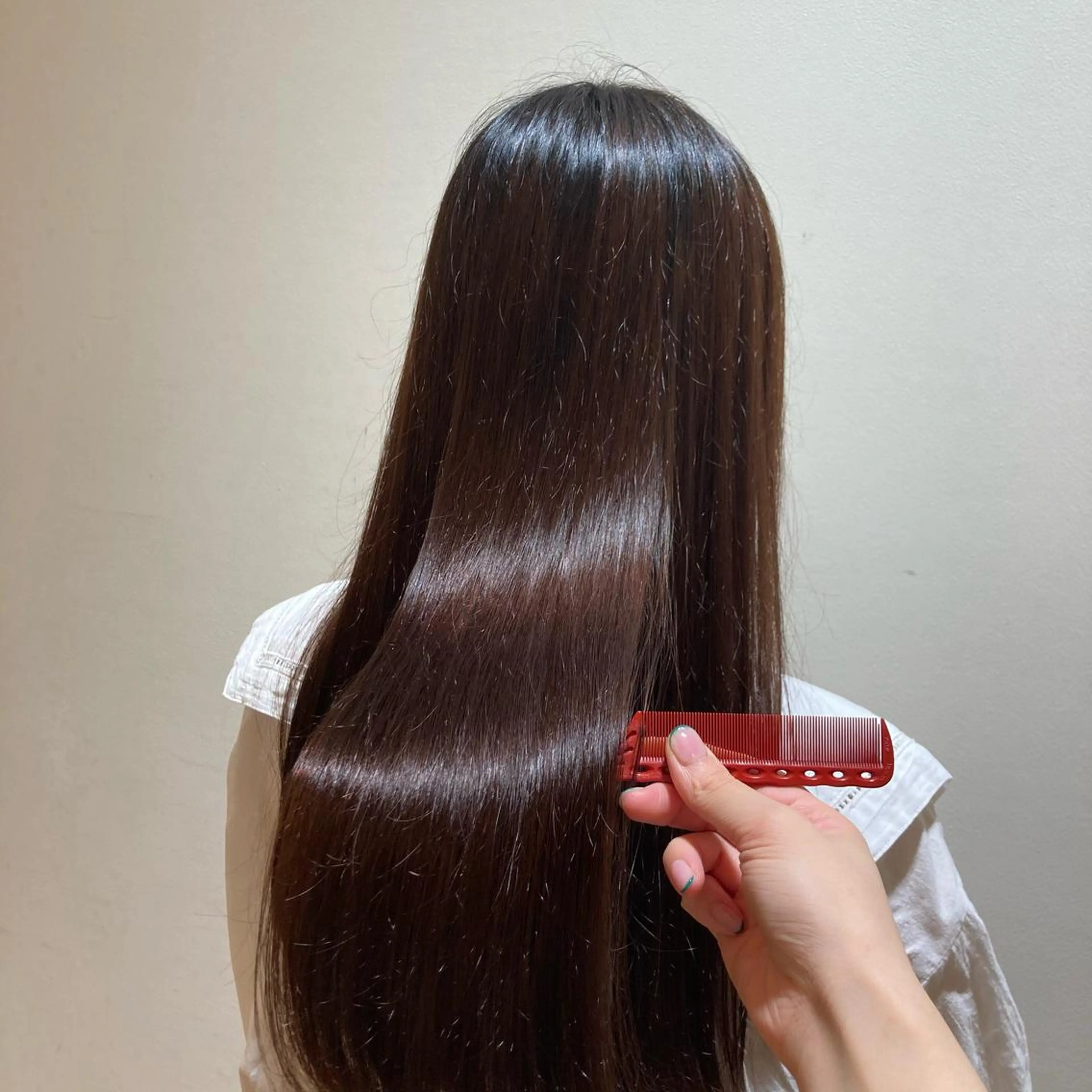 ロング トリートメント トリートメント ピンクカラー🎀 米津 美佑のヘアスタイル