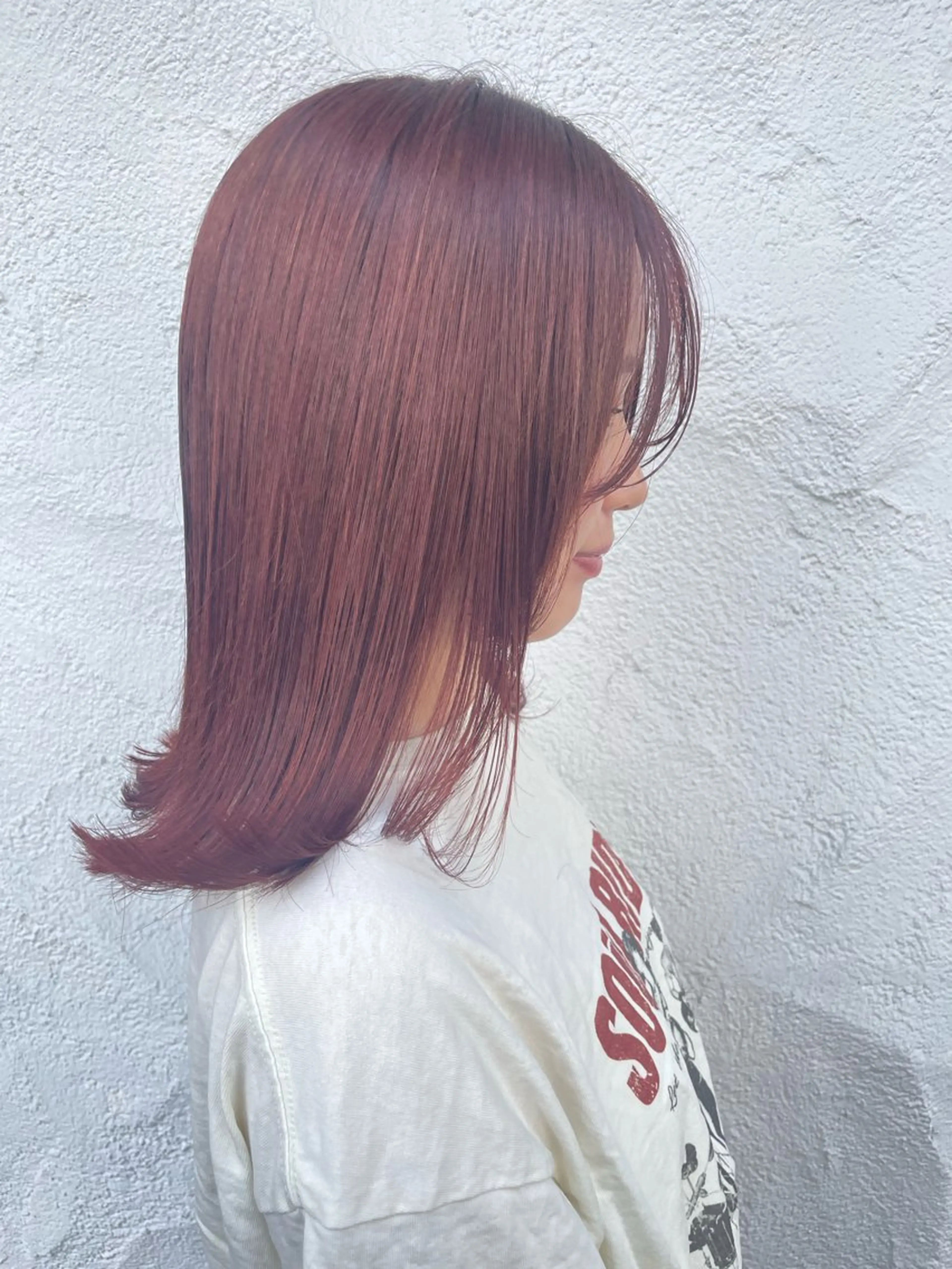 ミディアム ハッシュカット ダメージレス特化🪩 パーマ ＡＭＩのヘアスタイル