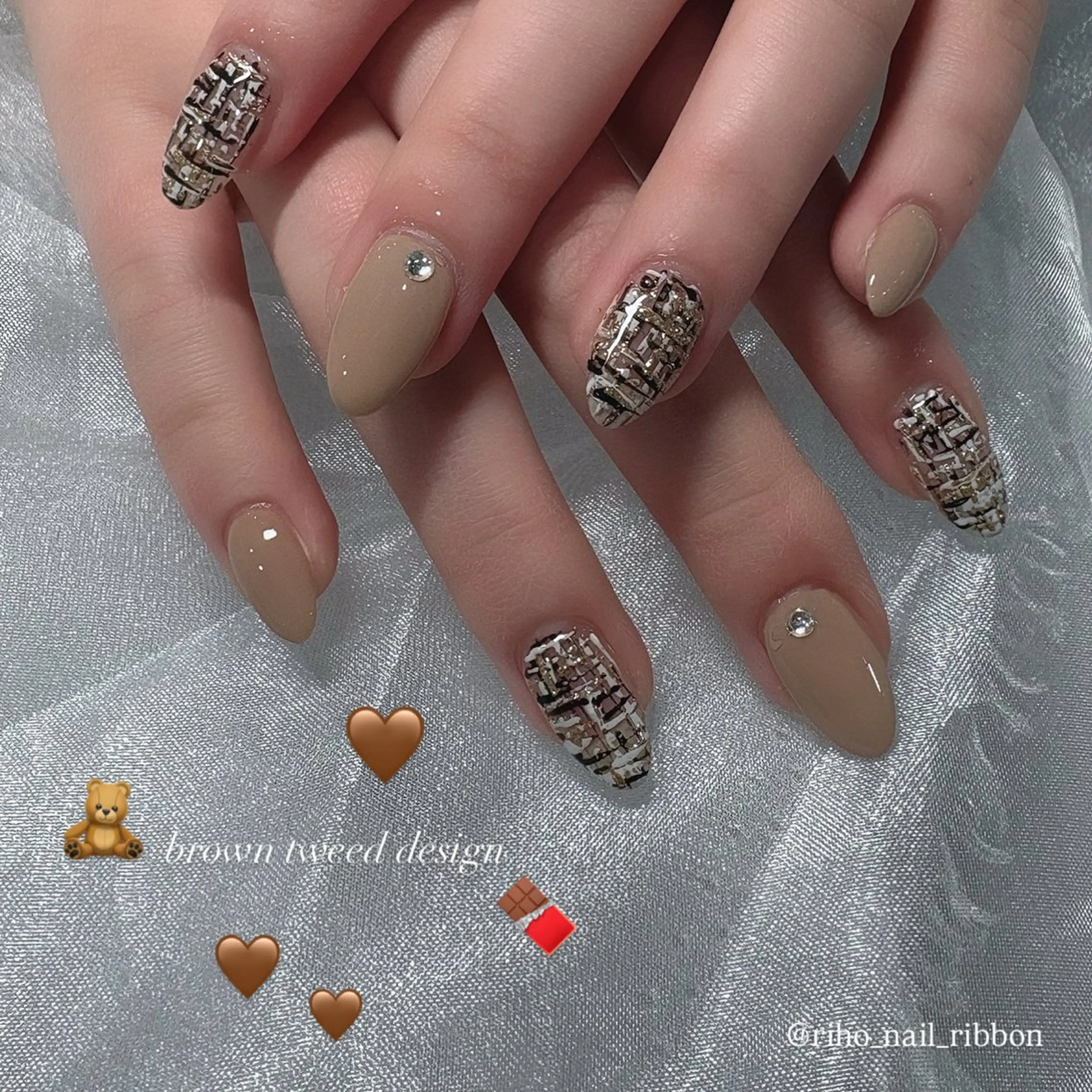 ネイル ハンドネイル THE BALM Rihoのネイルデザイン