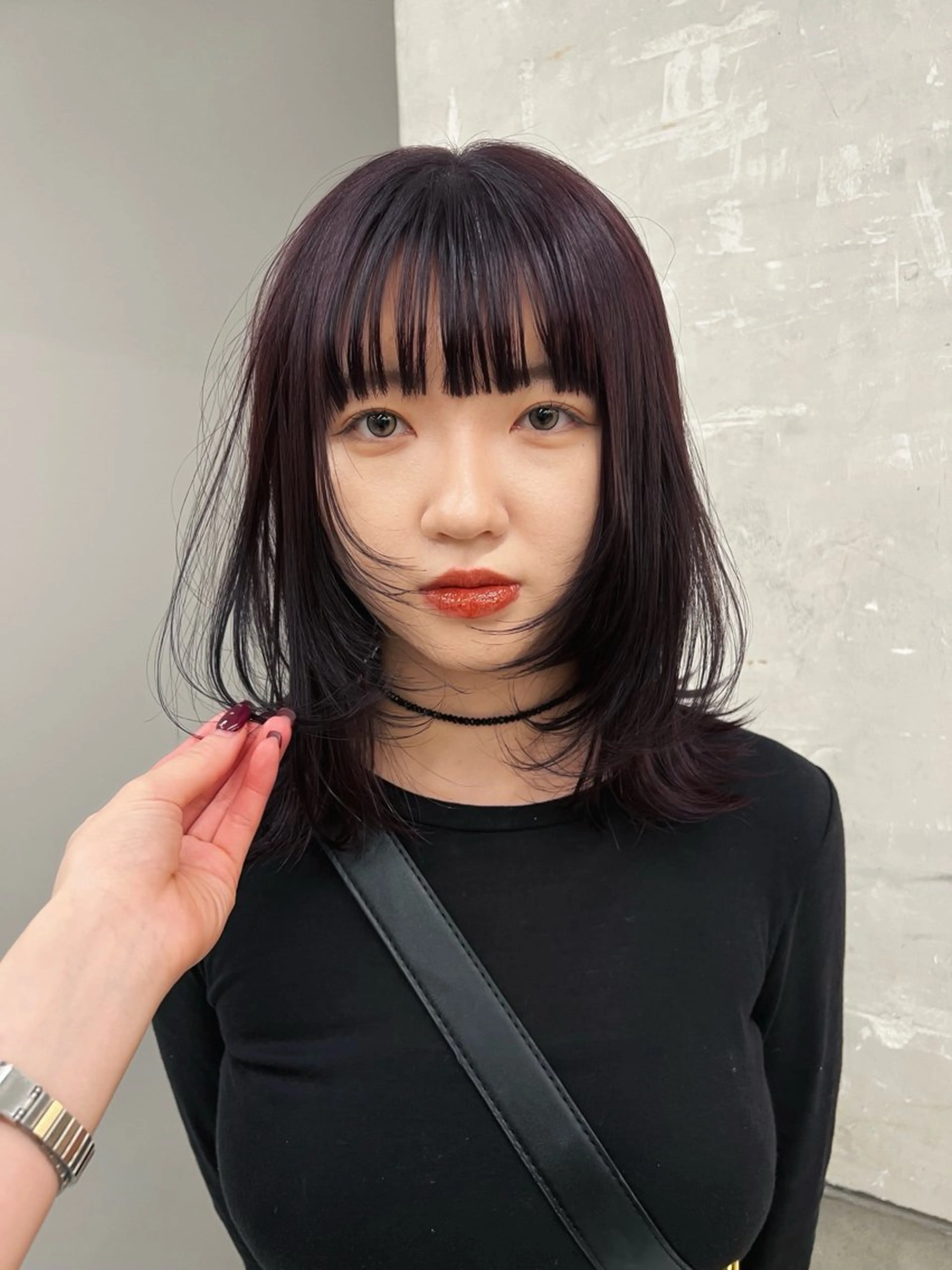 カラー the hinc所属・miyu /大阪 /レイヤーカットのヘアスタイル