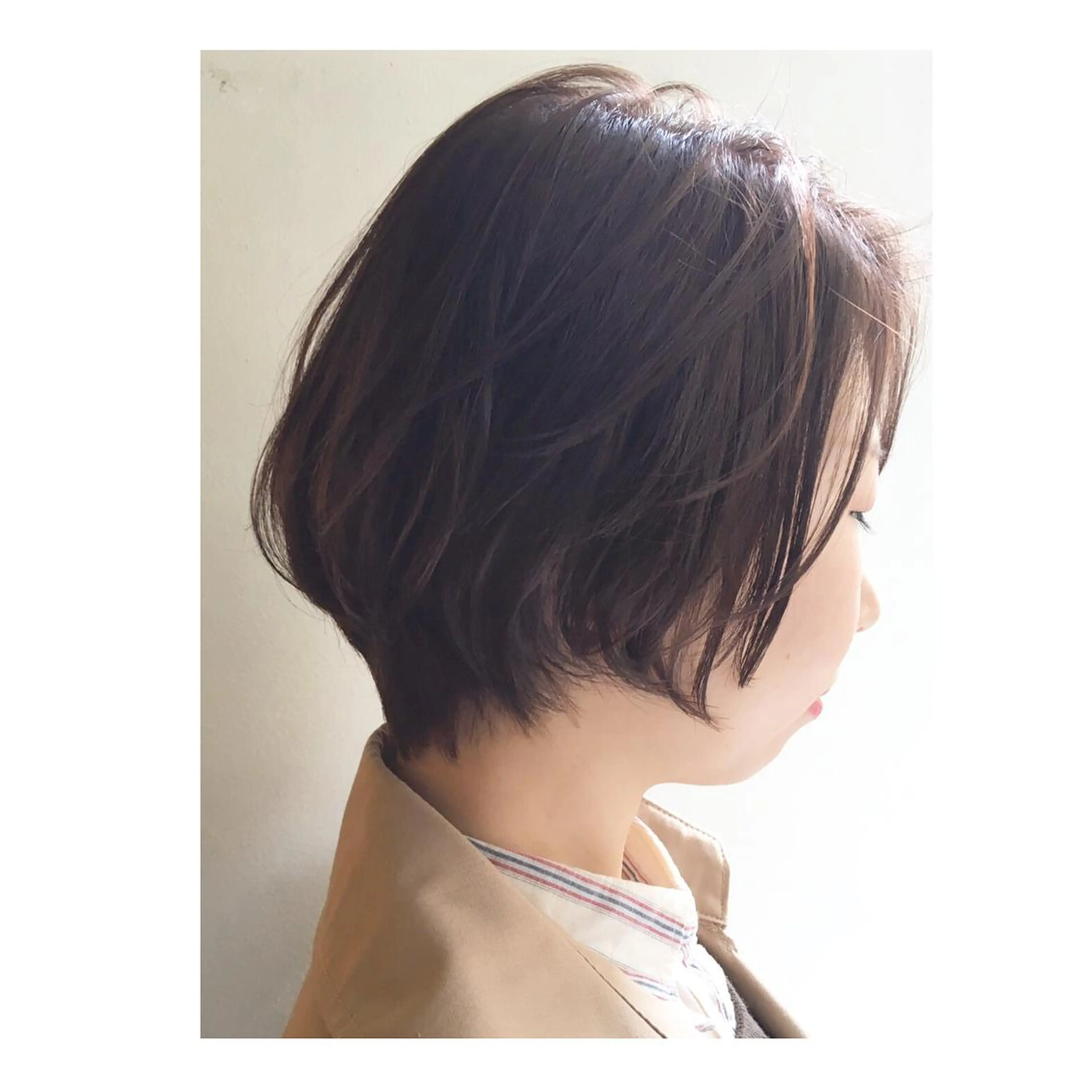 ショート 近藤 麻紀のヘアスタイル