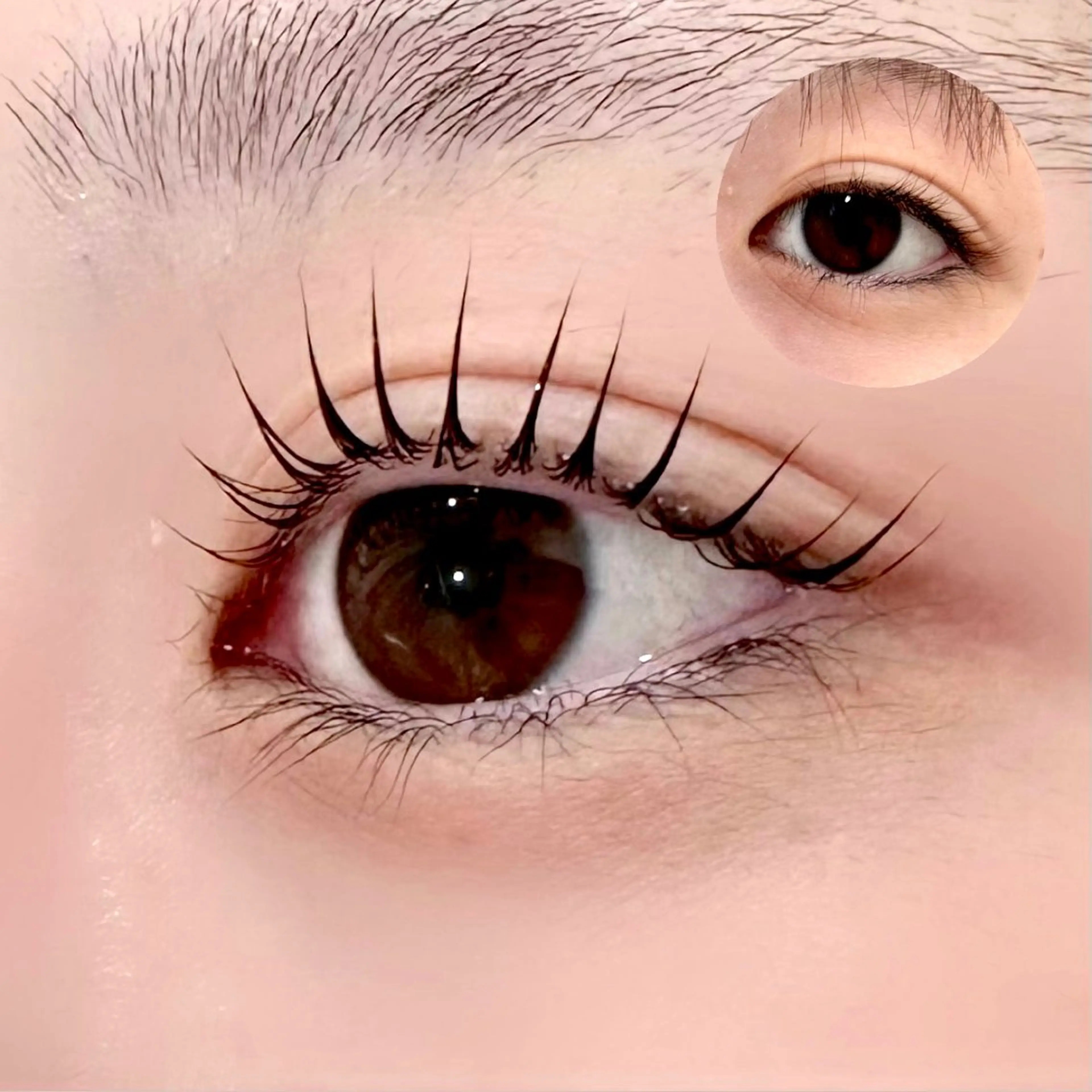 マツエク・マツパ 束感まつ毛 韓国風マツエク ナチュラル パリジェンヌラッシュリフト まつげパーマ 渋谷／束感まつげ パーマ／YUKIのマツエク・マツパデザイン