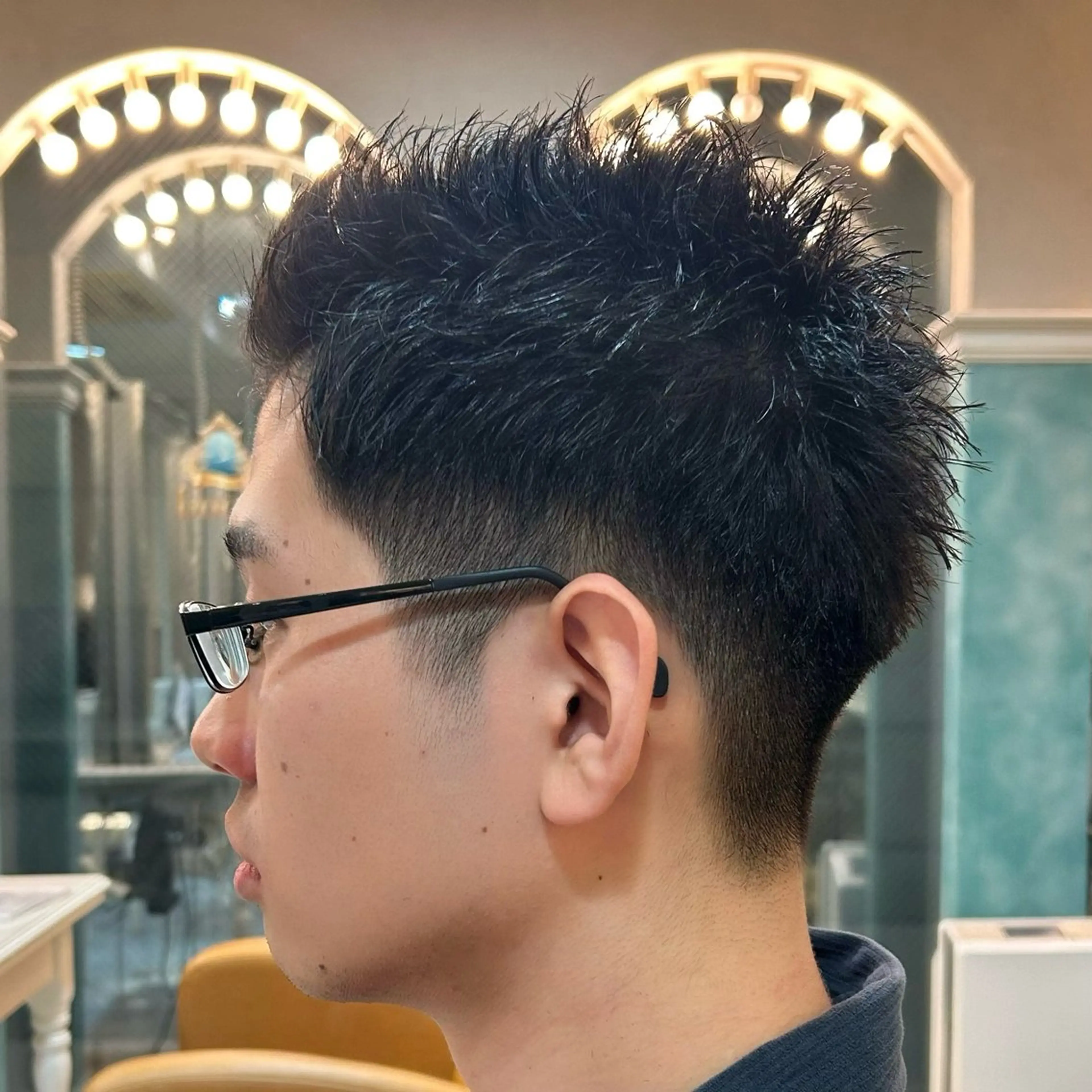 ショート メンズ 池袋/韓国メンズヘア ❤️💙軸丸みうのヘアスタイル
