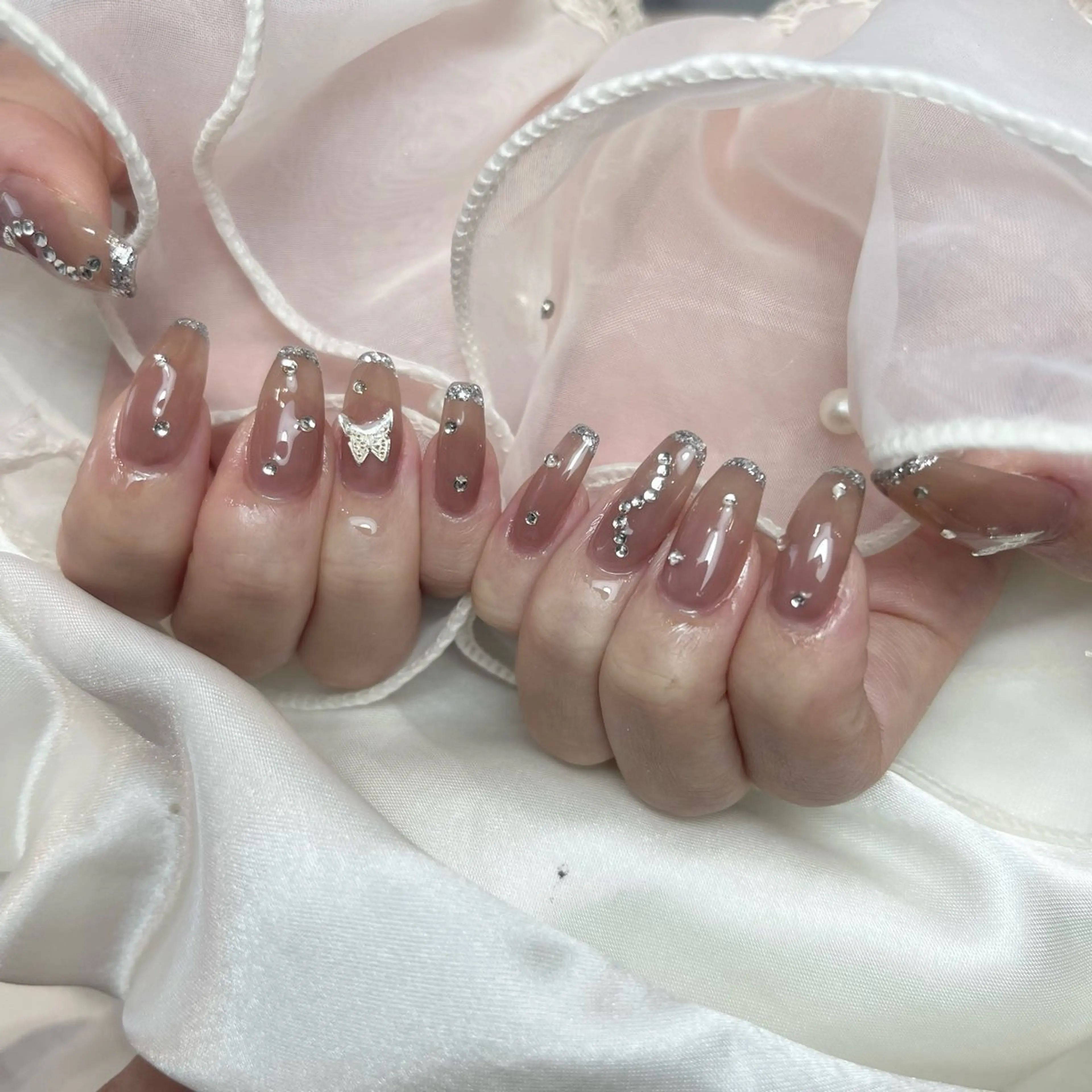 ネイル ワンホンネイル ハンドネイル salon de Tiara 碧のネイルデザイン