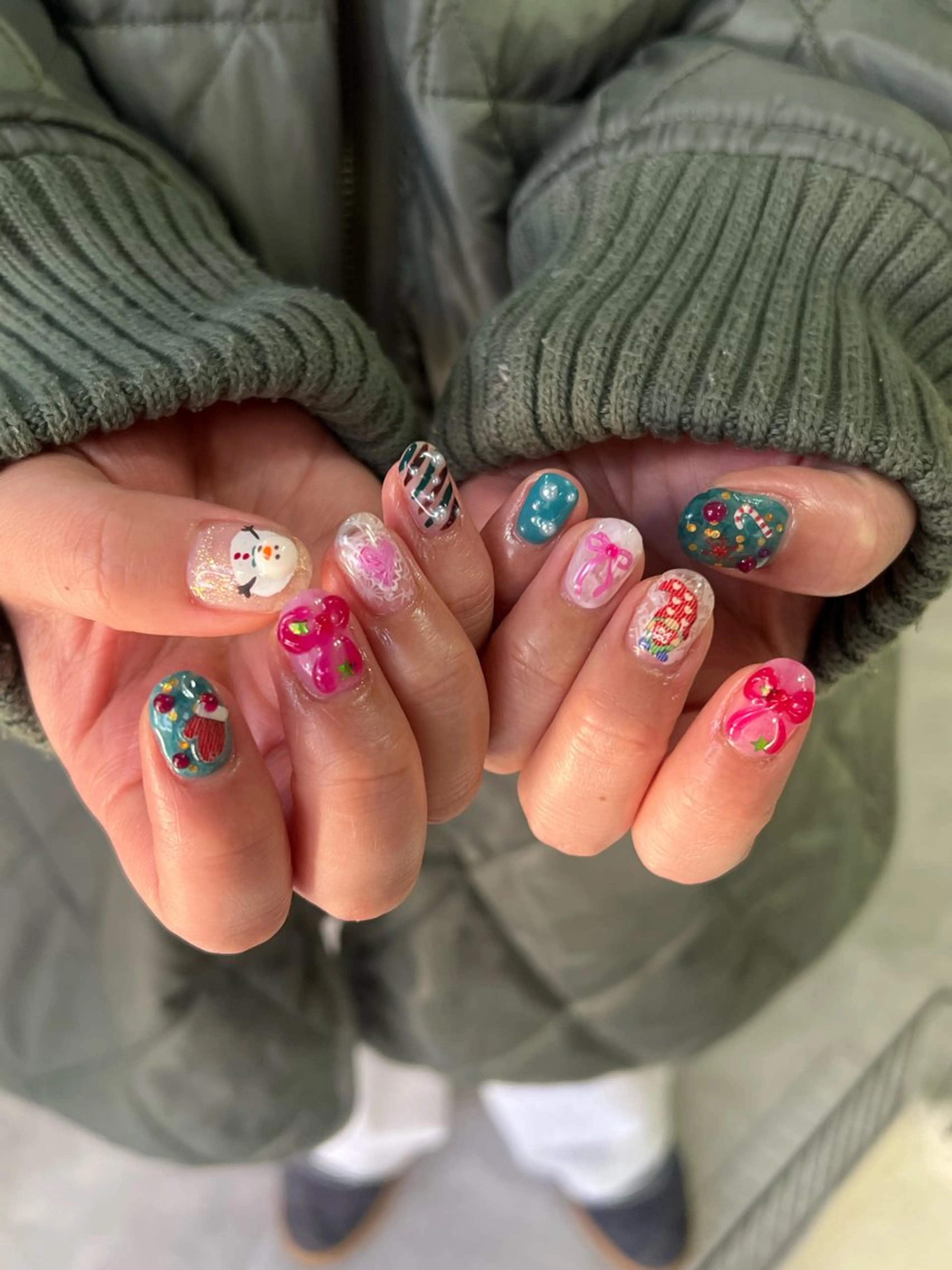 ネイル ハンドネイル Hata nail 🎀個性派ニュアンスのネイルデザイン