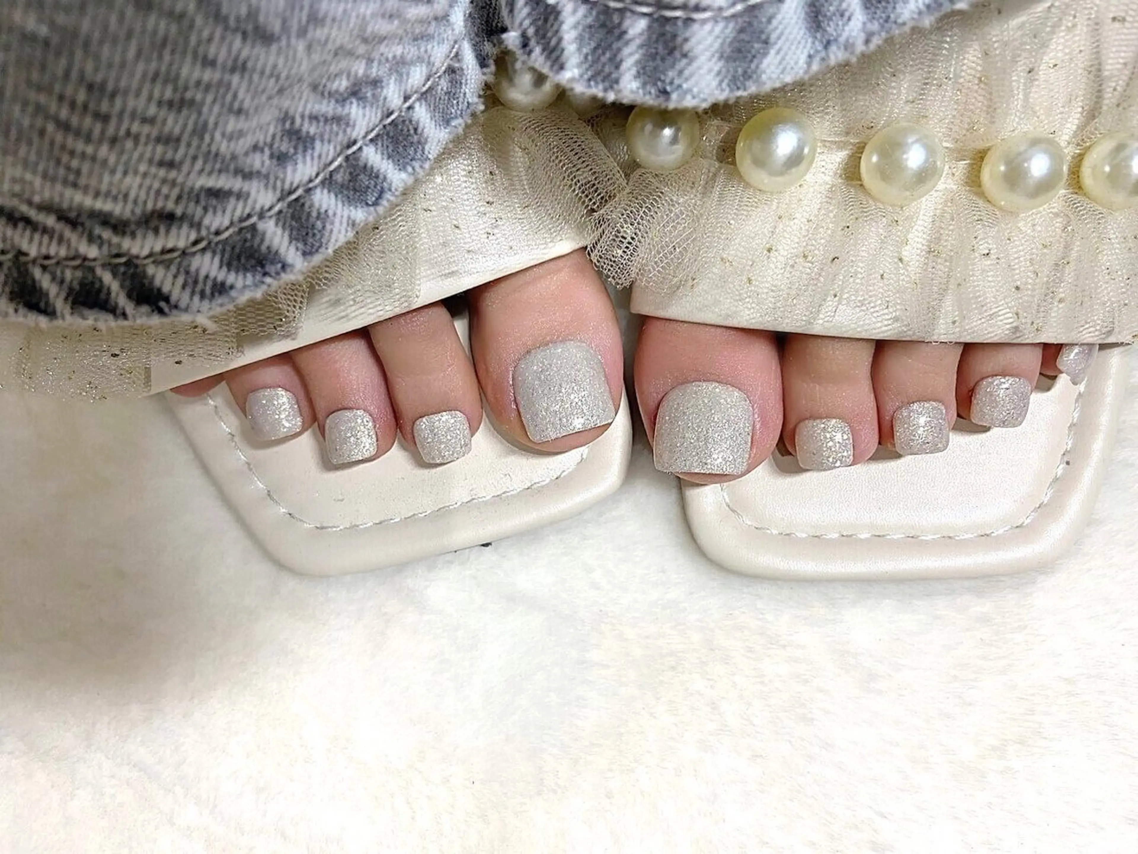 【フット】ワンカラーの写真