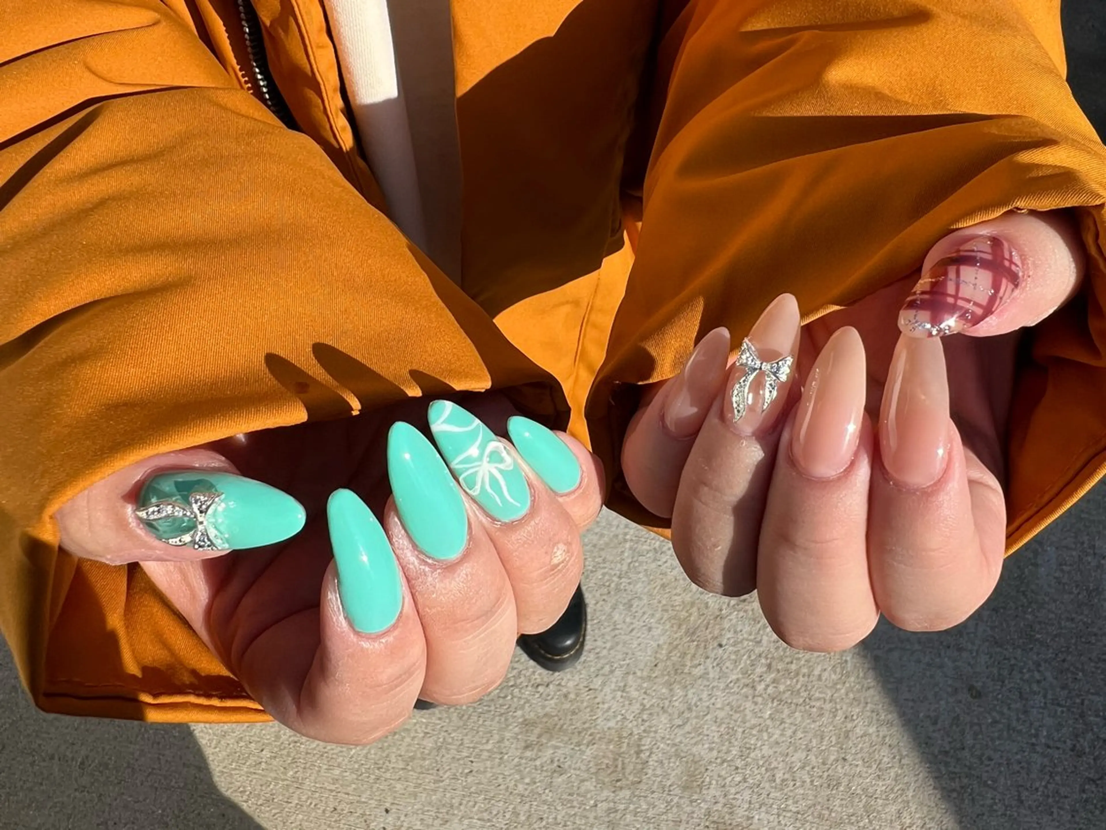 ネイル アートネイル ワンカラーネイル ハンドネイル 鮎川 沙希のネイルデザイン