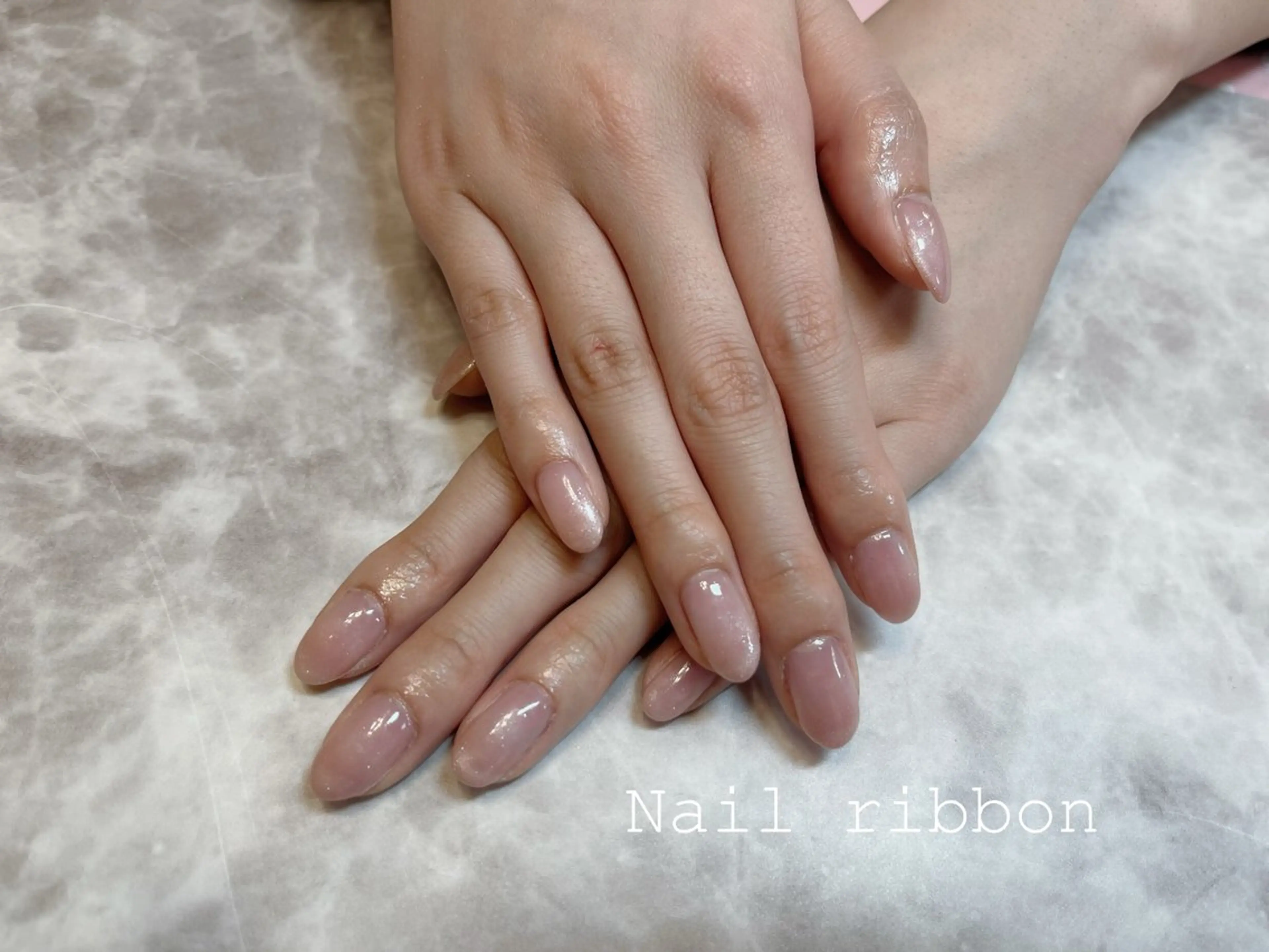 ネイル ネイルリボン 笠井のネイルデザイン