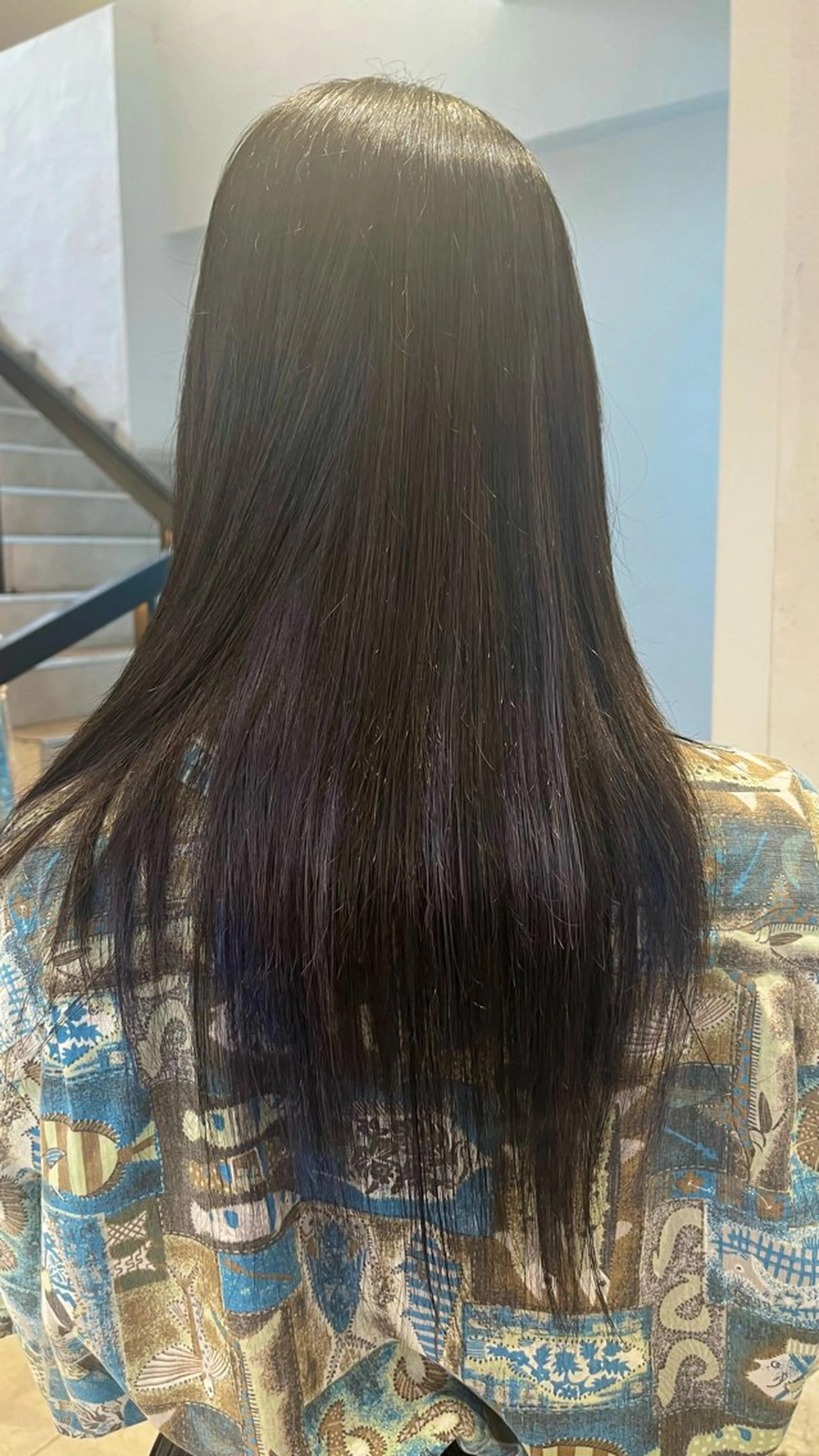 ロング カラー メンズパーマ/ メッシュ📍ﾕﾘのヘアスタイル