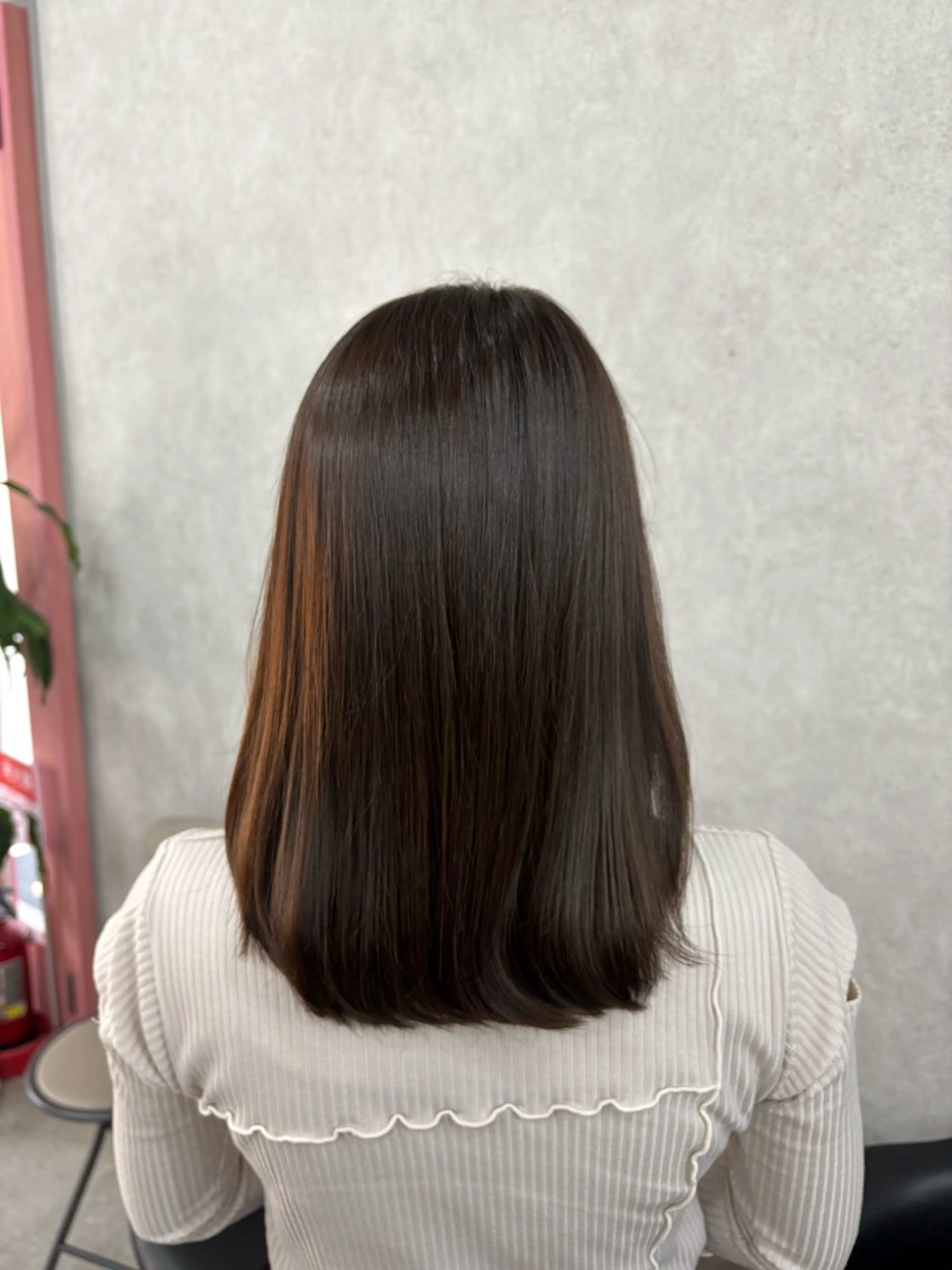 ミディアム カラー 韓国ヨシンモリ 🇰🇷✨️小熊夏実のヘアスタイル