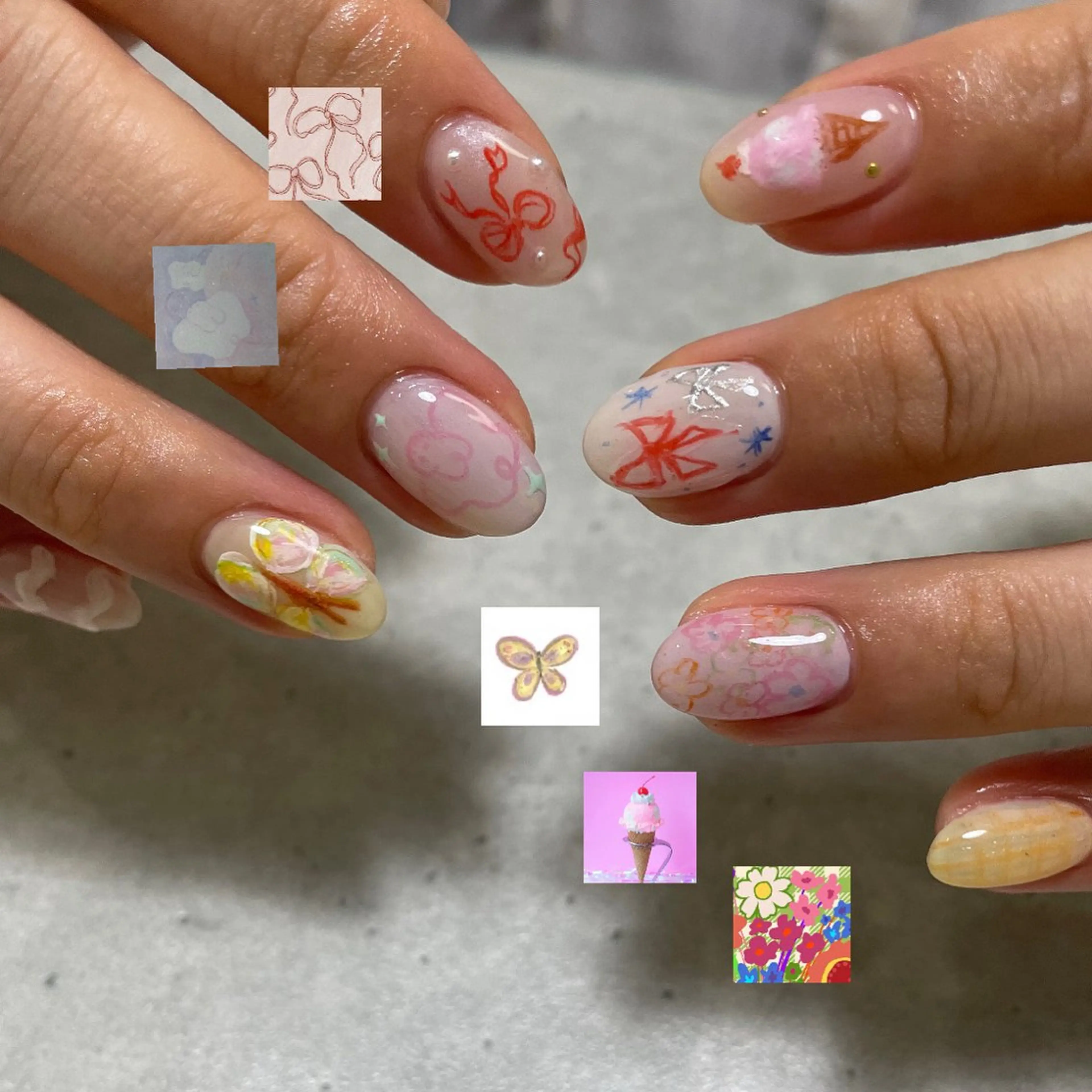 ネイル ハンドネイル RooM tani /個性派ニュアンスのネイルデザイン