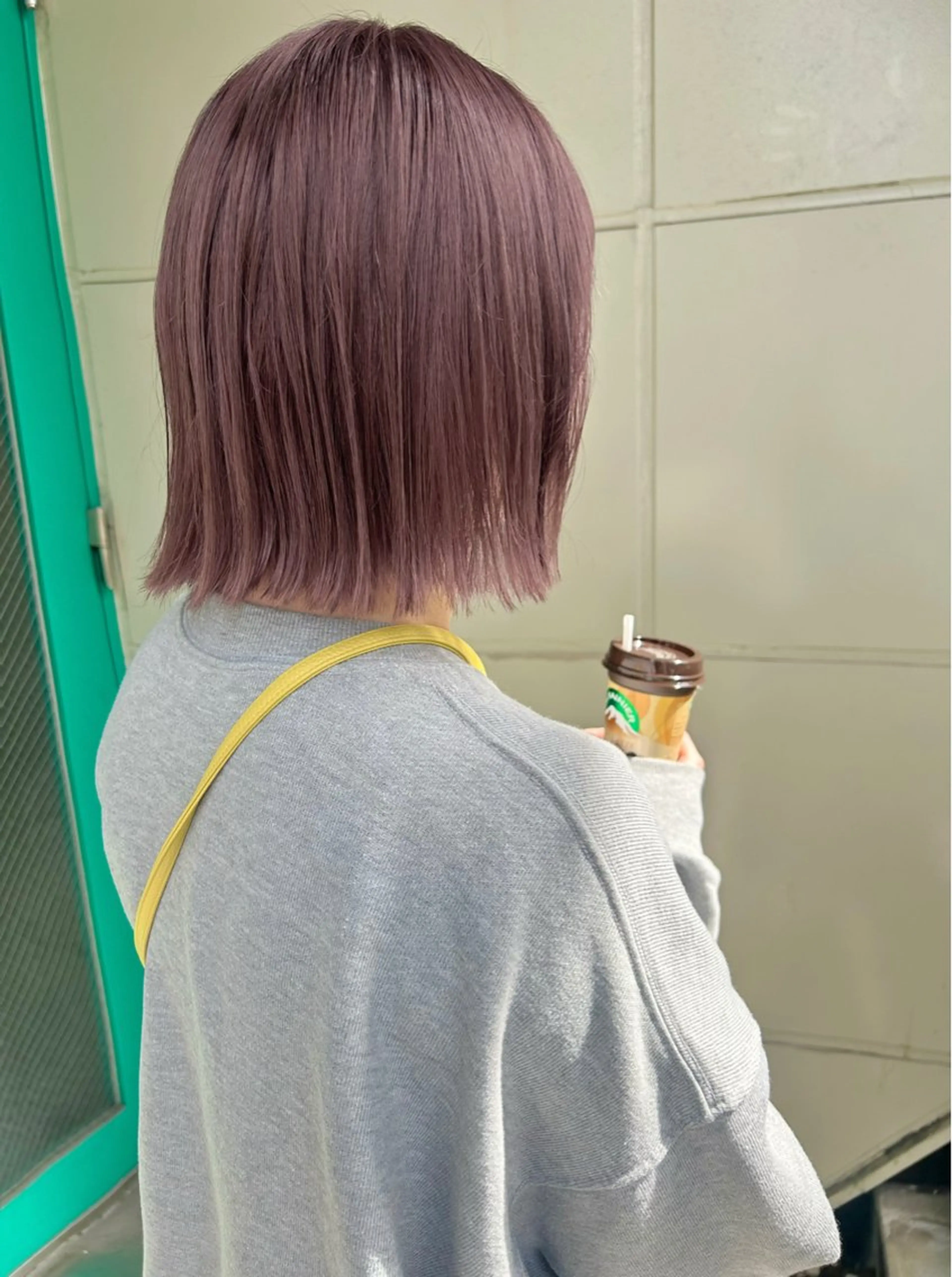 ショート カラー ブリーチ ラベンダーカラー ラベンダーピンク ピンクカラー ♡ma ki♡のヘアスタイル
