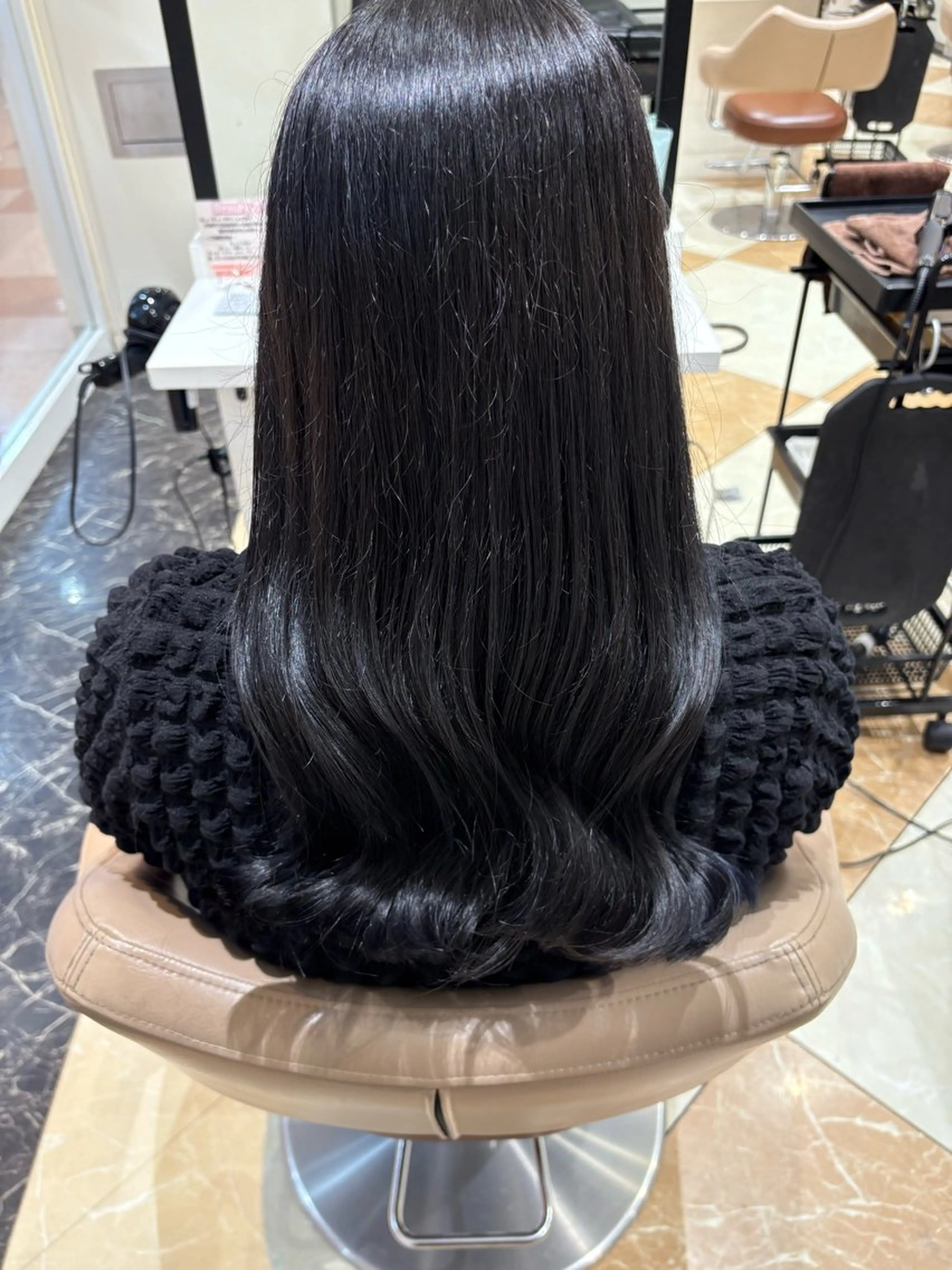 髪質に合わせて調合❣️ ワンカラー+似合わせカット💇‍♀️の写真