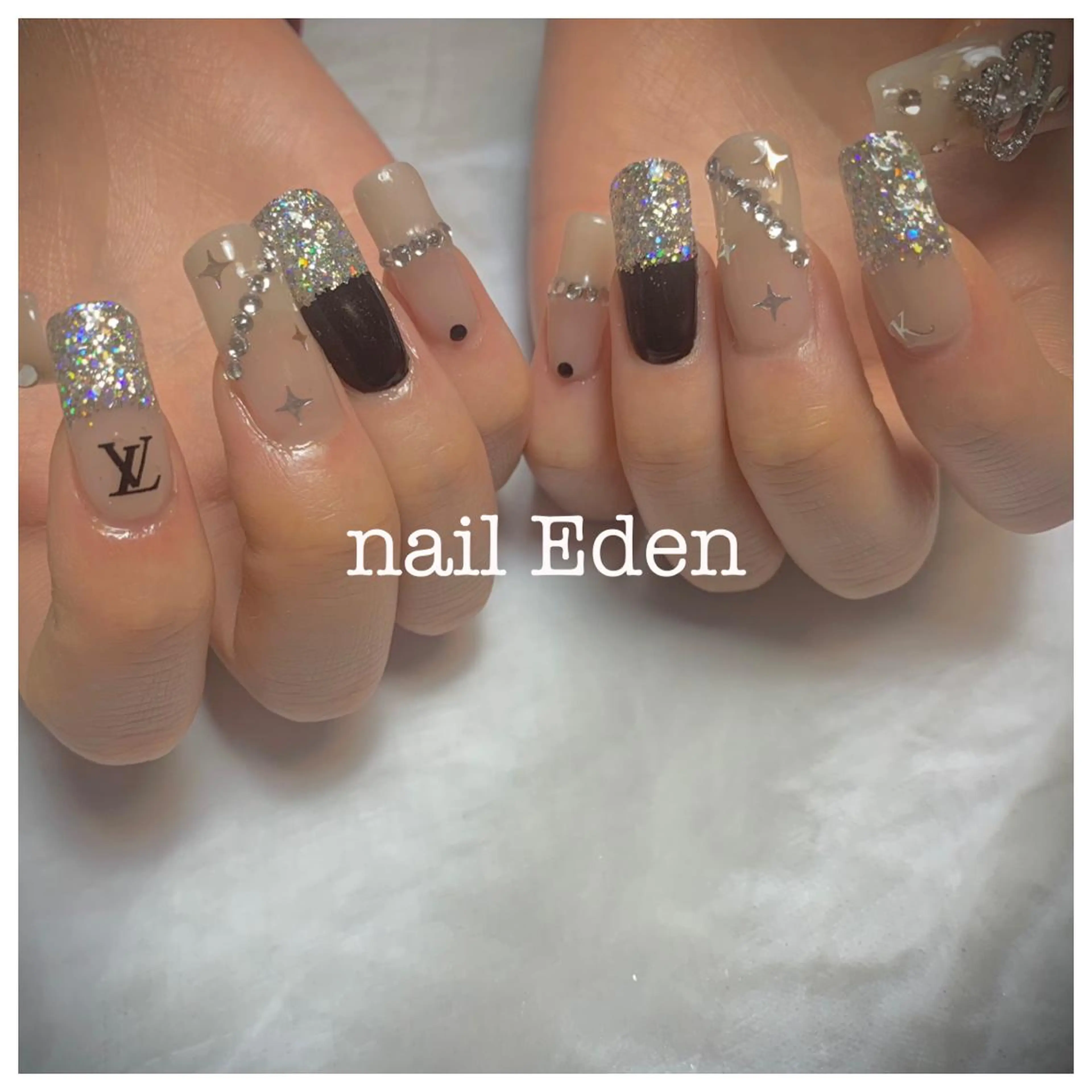 ネイル アートネイル クリアネイル フットネイル フレンチネイル ジェルネイル ハンドネイル ハンドケア Eden　private nail saron所属・Eden ♾️のネイルデザイン