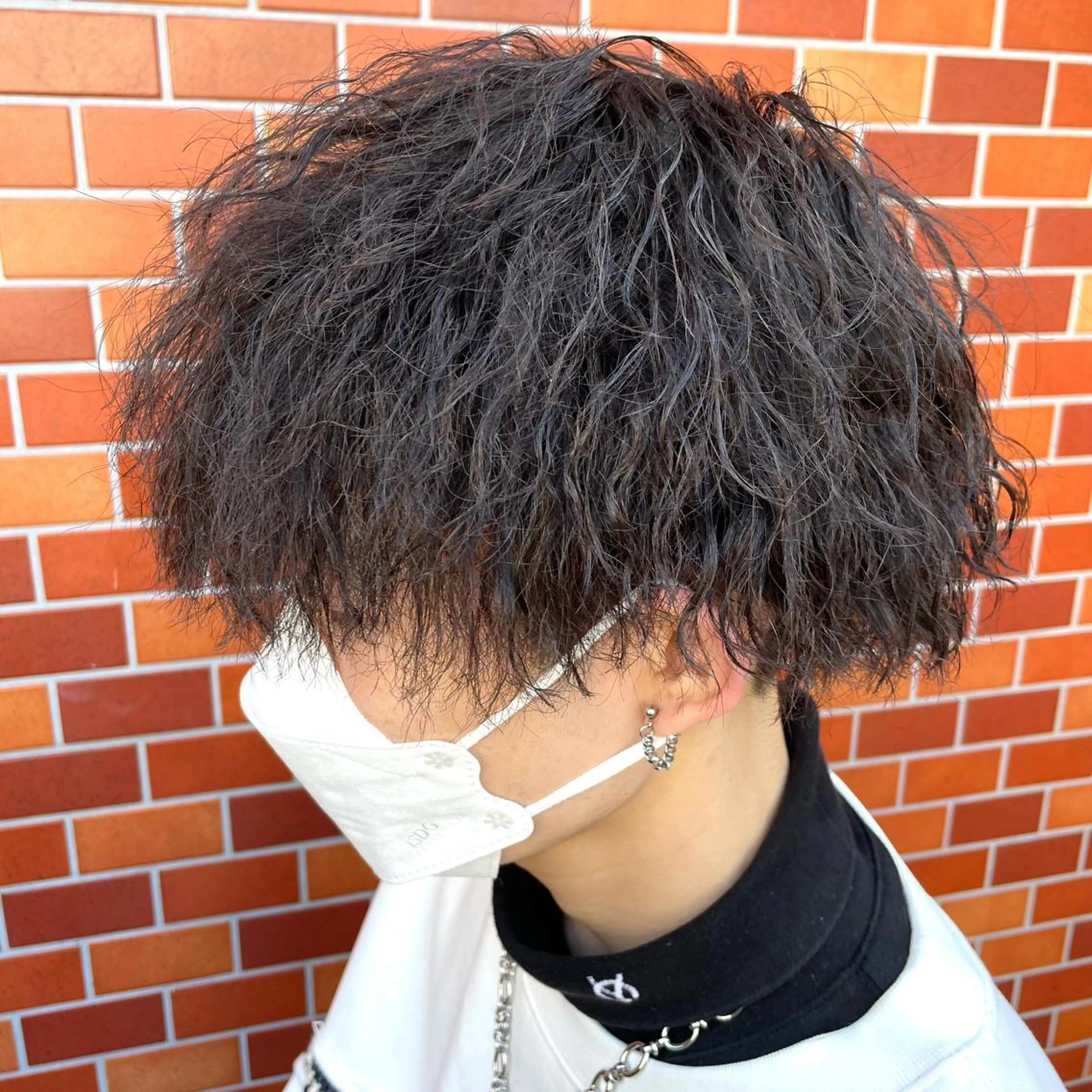 パーマ メンズ メンズパーマ ツイストスパイラルパーマ スパイラルパーマ カット パーマ メンズ特化/パーマ/ ブリーチ/福島 千颯のヘアスタイル