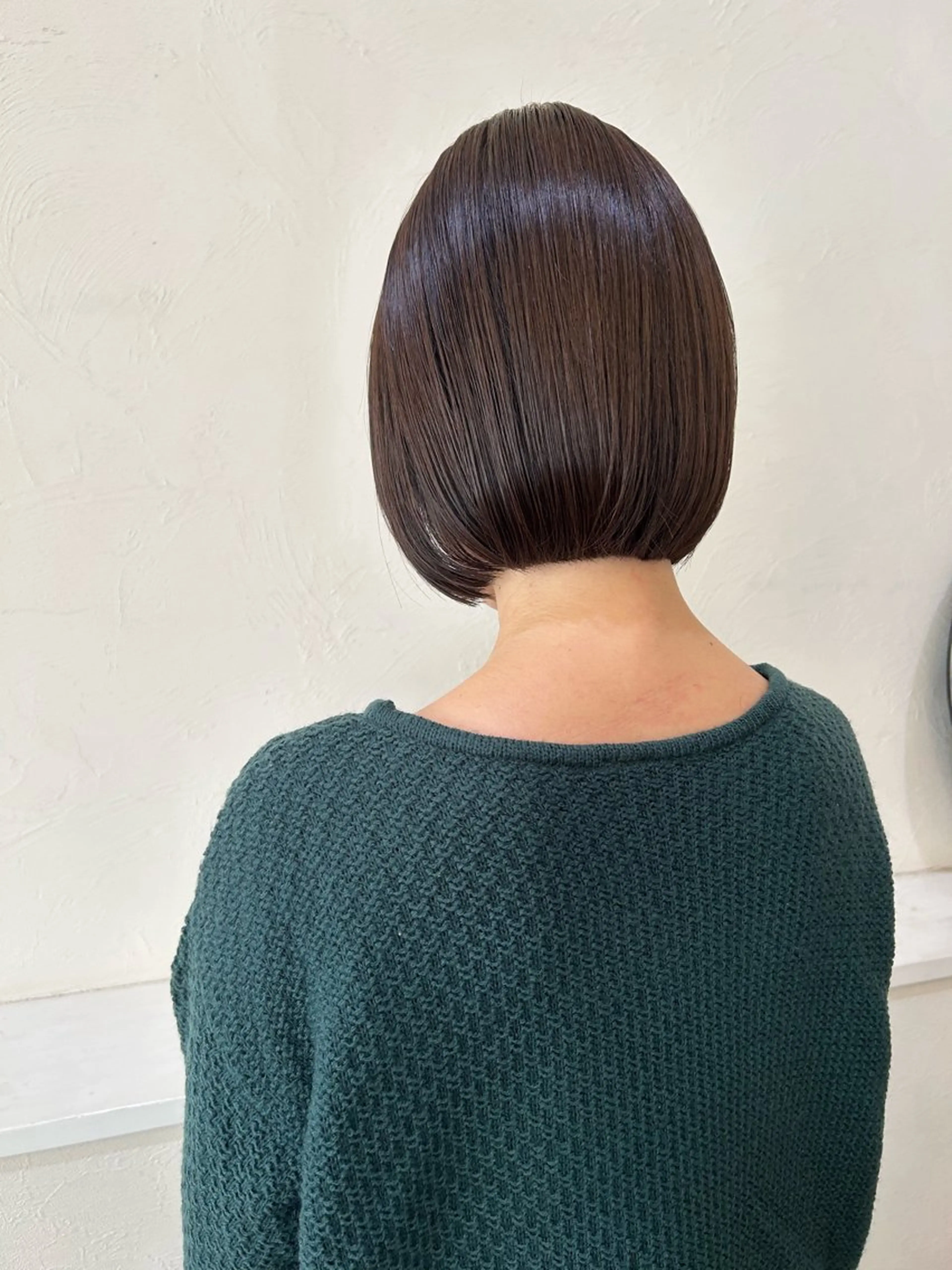 ミディアム 切りっぱなしボブ ボブ カット ヘアカラー トリートメント 【SET-UP】高橋 海輝のヘアスタイル