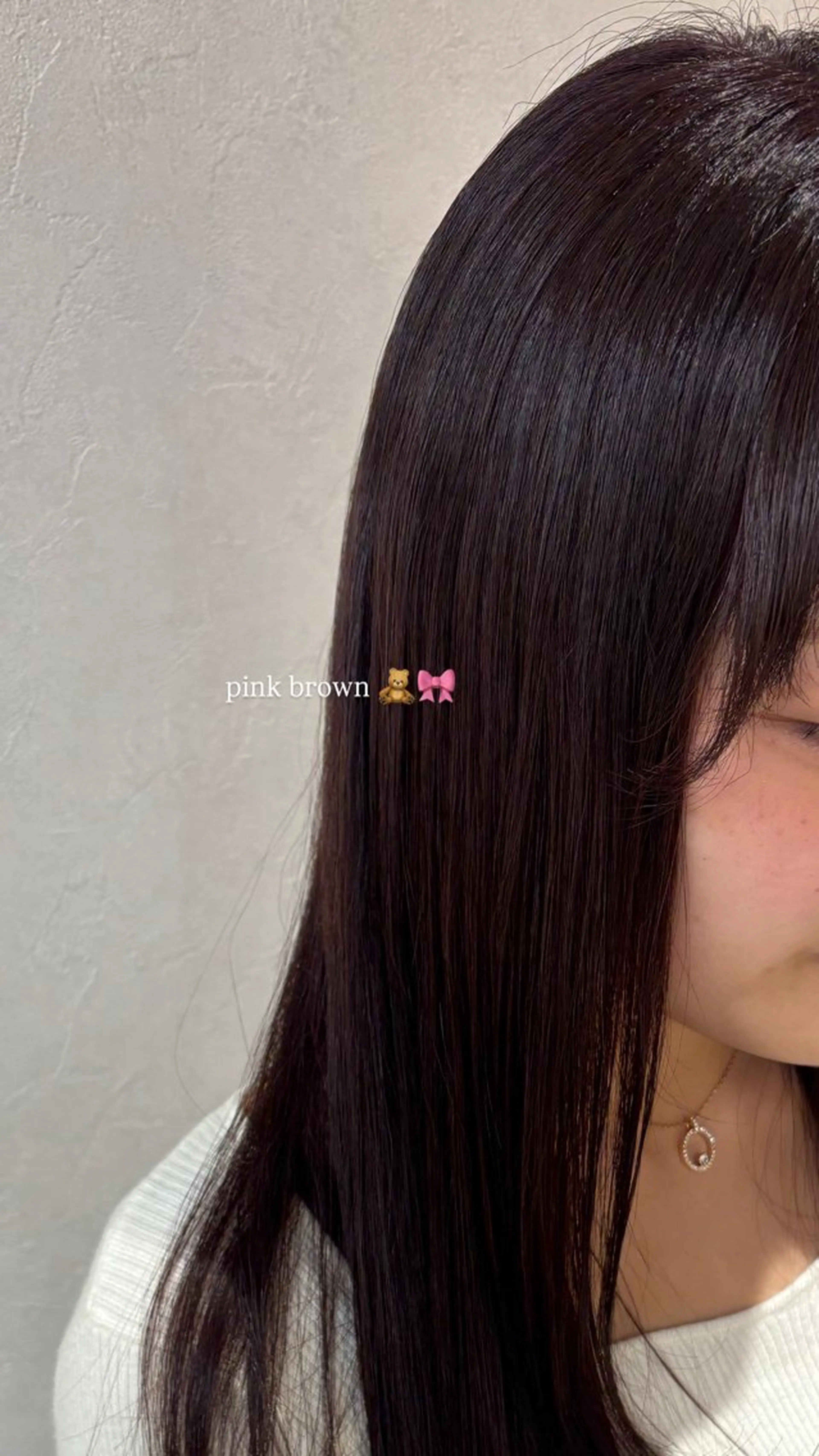 ロング カラー ブラウンカラー ピンクカラー ピンクブラウン ヘアカラー ボブ/顔周りレイヤー asuka🫧のヘアスタイル