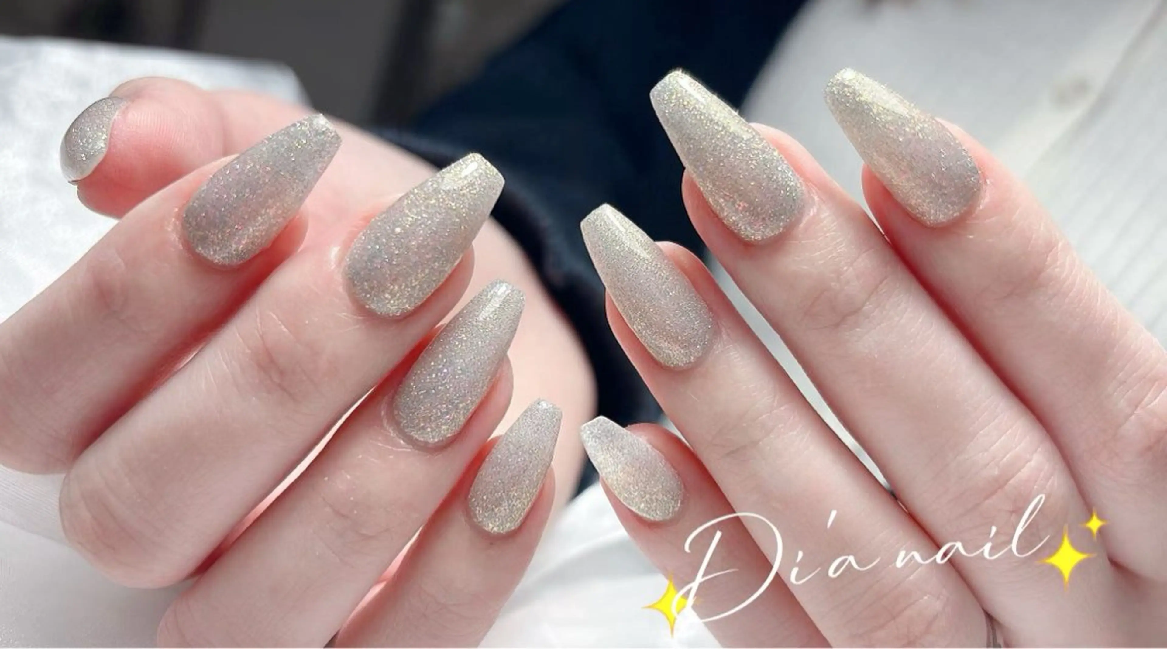 【チップ長さだし】★ワンカラーorラメグラ★の写真