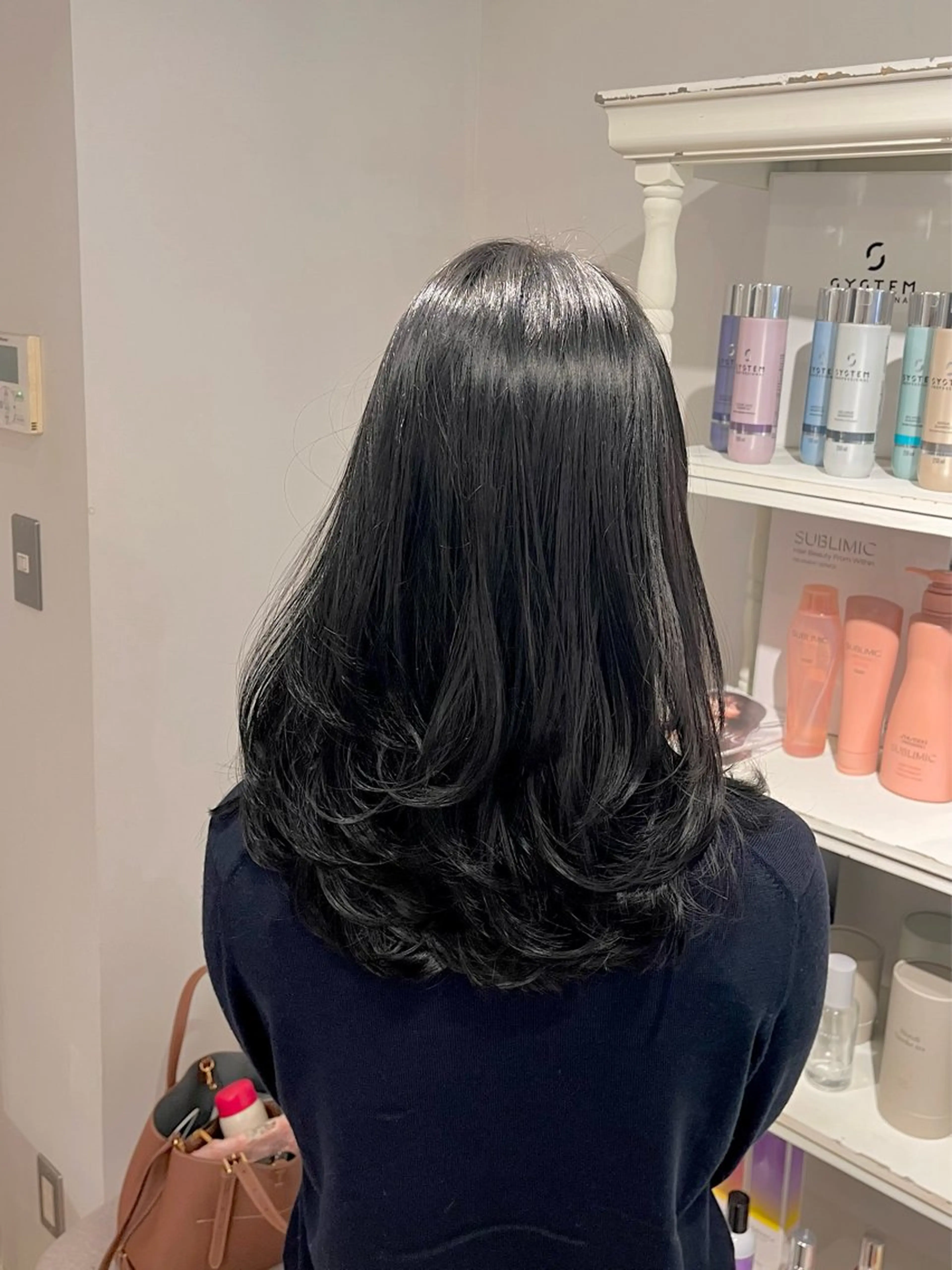 セミロング レイヤーカット カット CreBiA🫧名駅 馬場のヘアスタイル