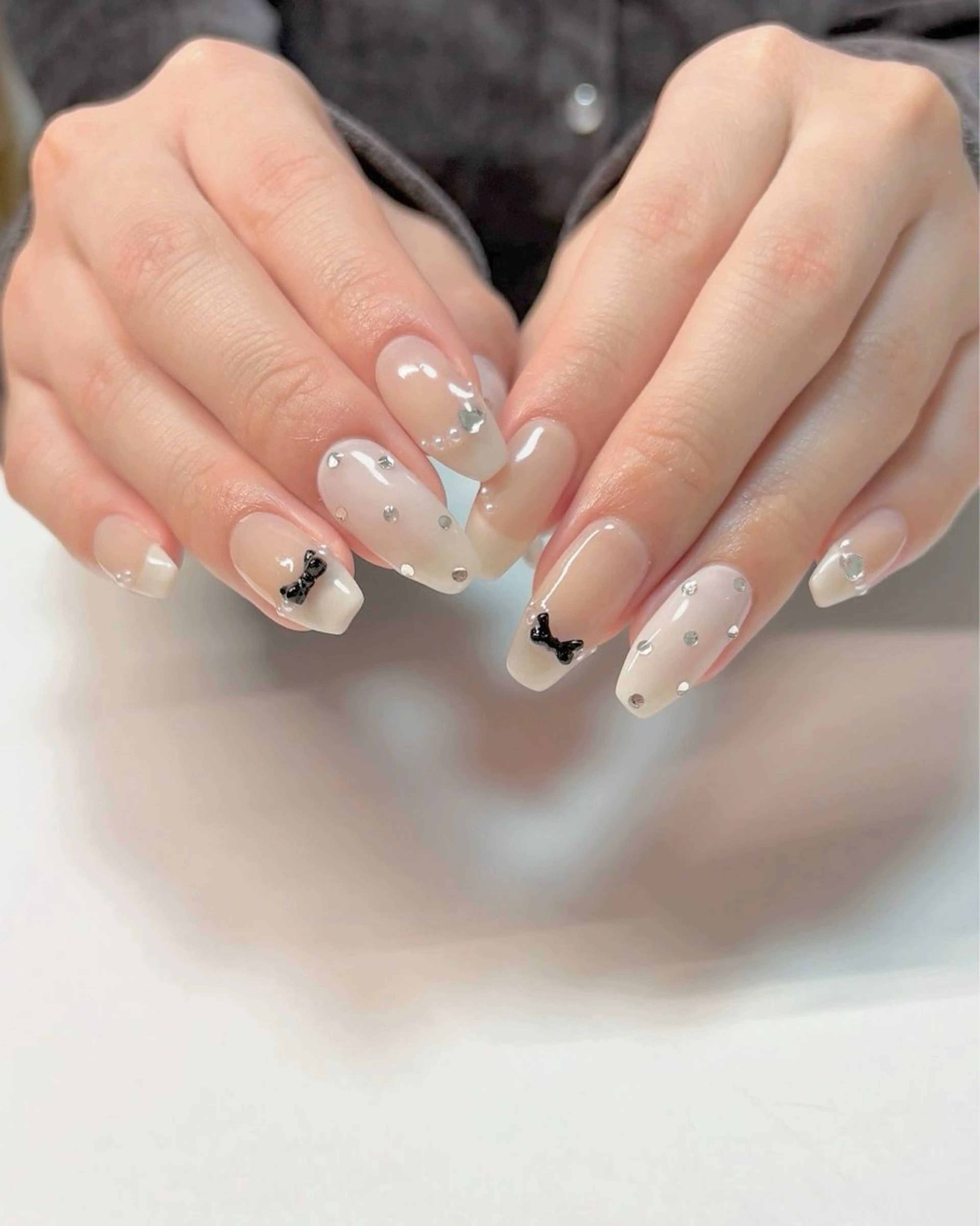 ネイル ジェルネイル ワンカラーネイル シンプルネイル ハンドネイル モリ アユミのネイルデザイン