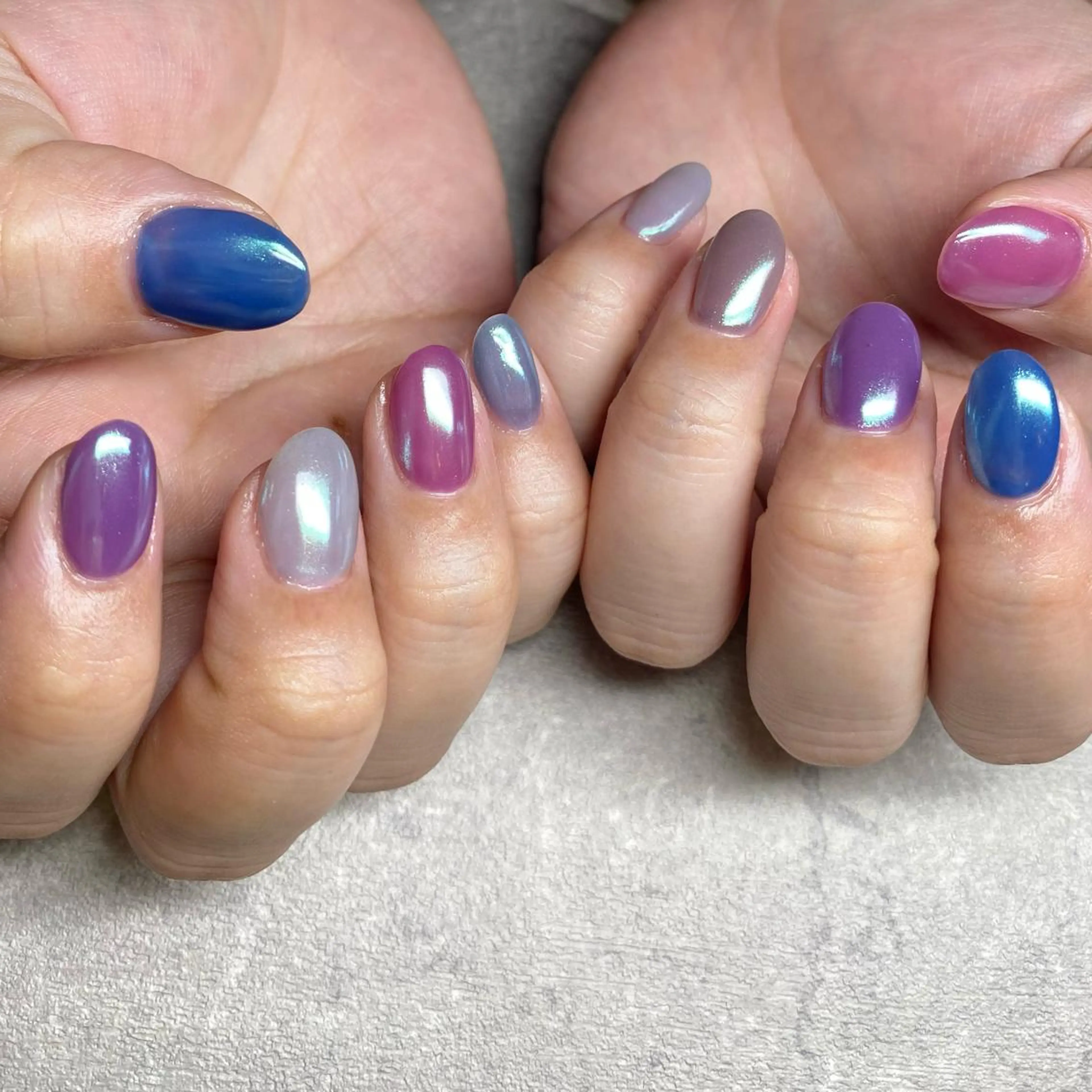 ネイル アートネイル ニュアンスネイル 冬ネイル フットネイル 山田 貴子のネイルデザイン