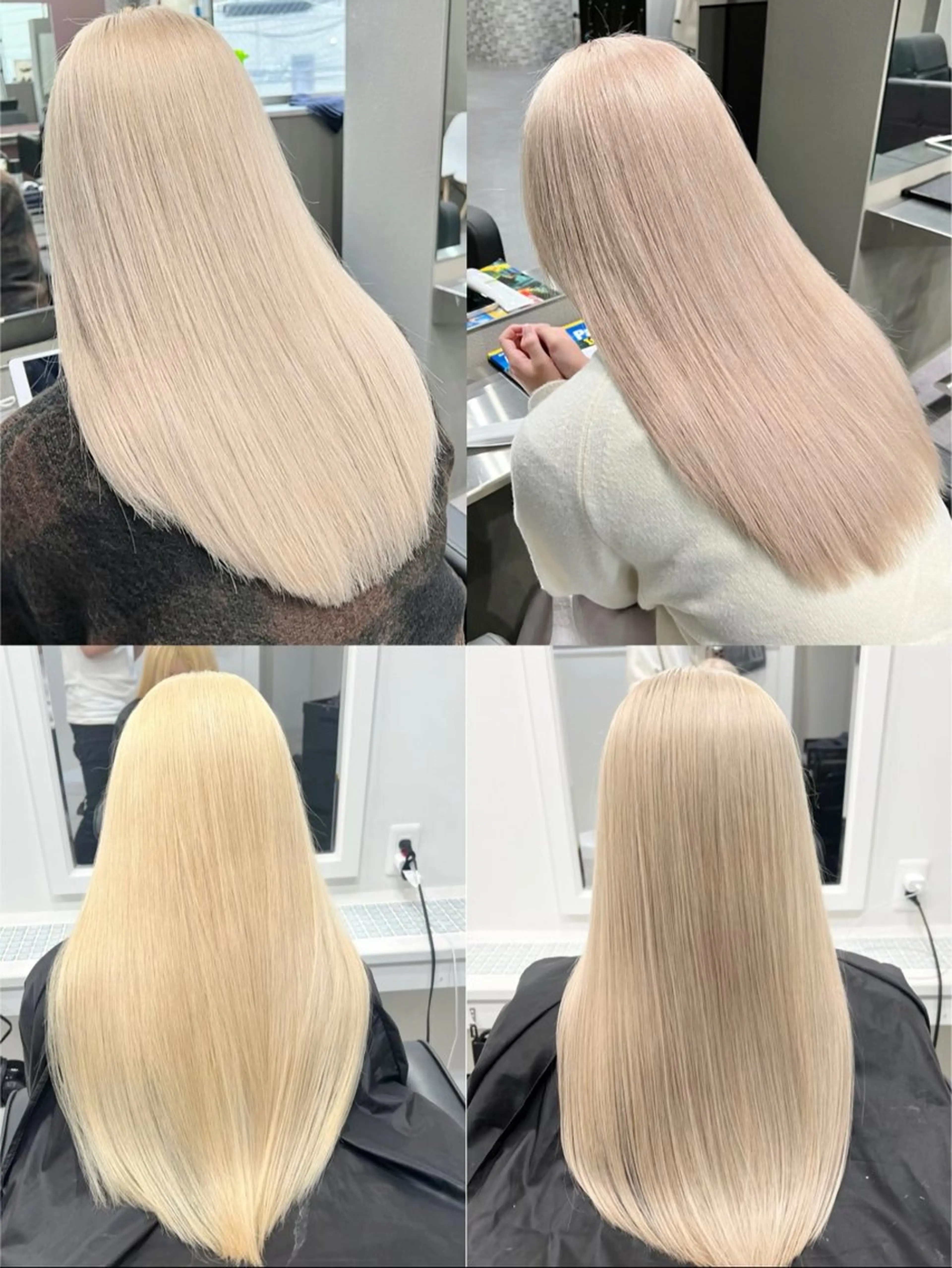 カラー ヘアカラー トリートメント Via  京都烏丸所属・ハイトーン/髪質改善 /レイヤー/りなのヘアスタイル