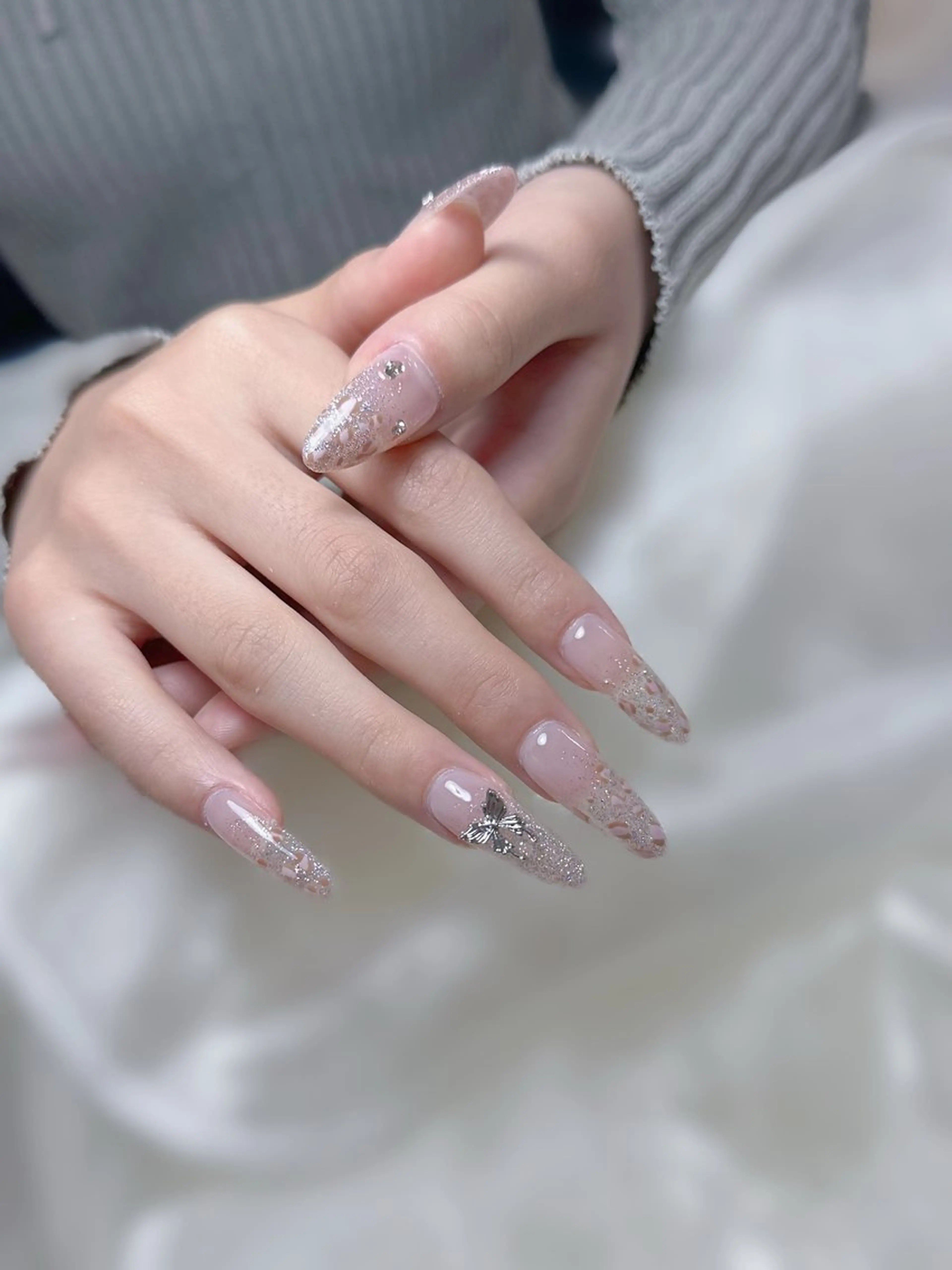ネイル ピンク ハンドネイル Maggie nailクロのネイルデザイン