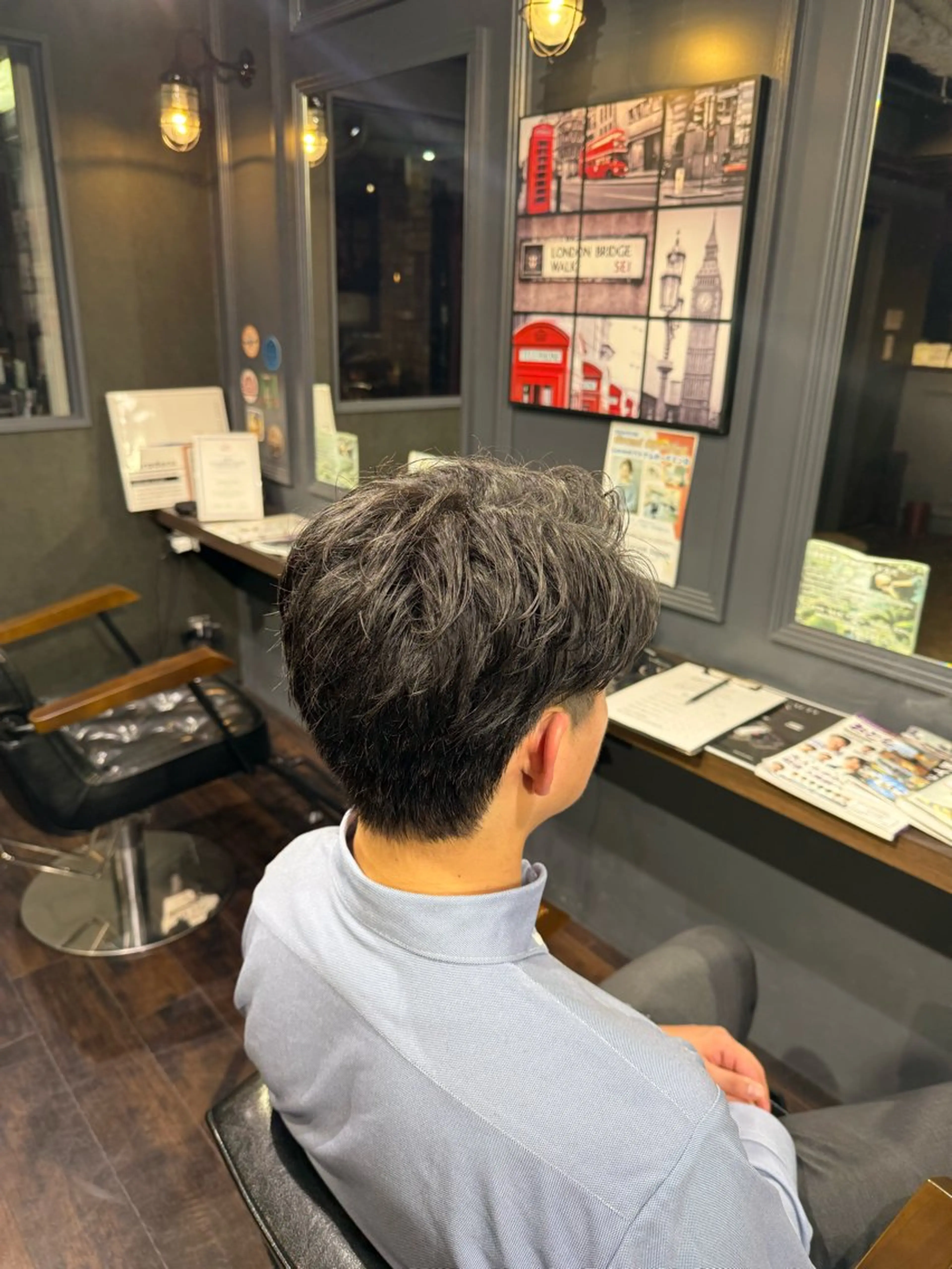 メンズカットの写真