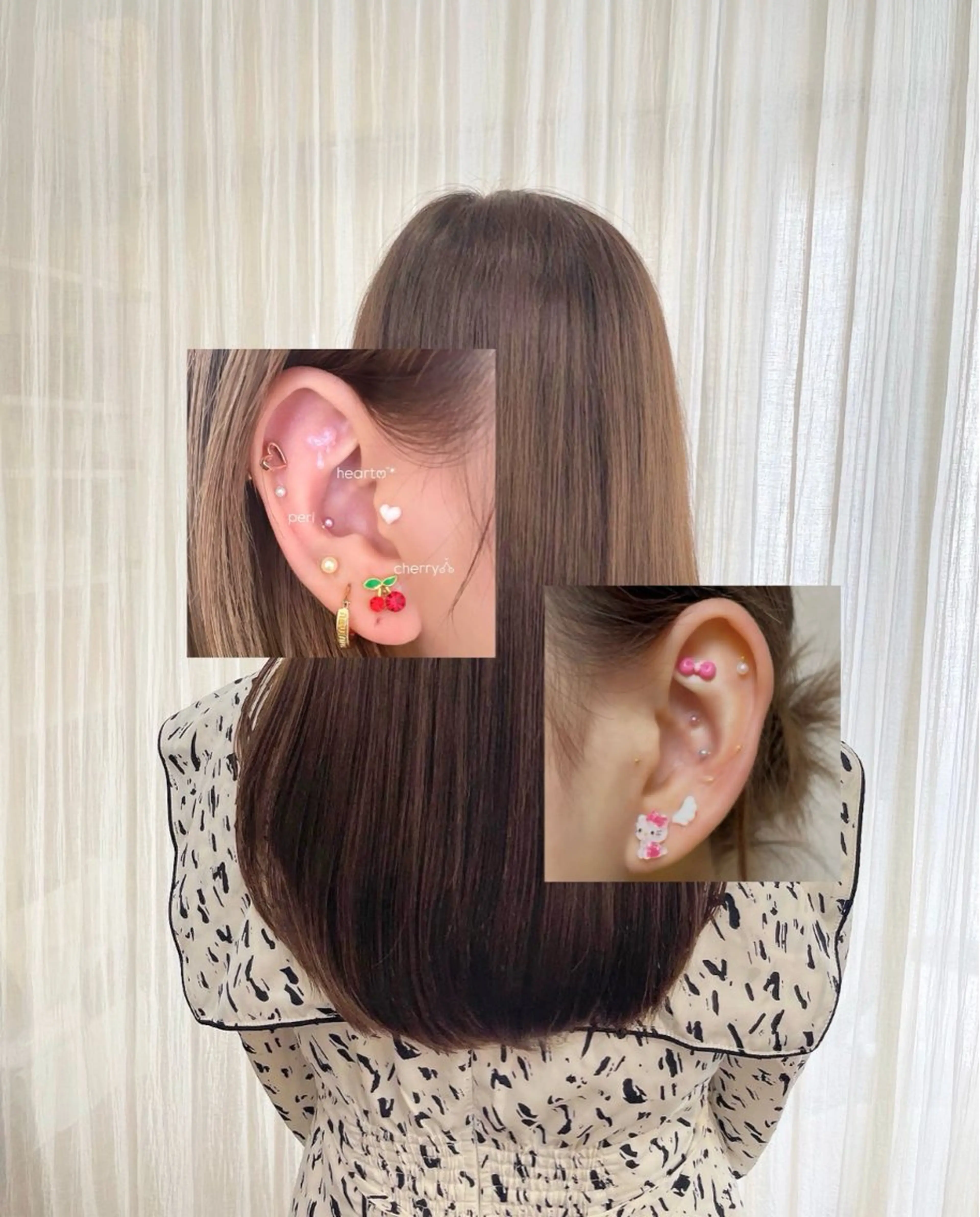 ロング カラー KURIA‪‪*⋆ஐ ブリーチ/韓国ヘアのヘアスタイル