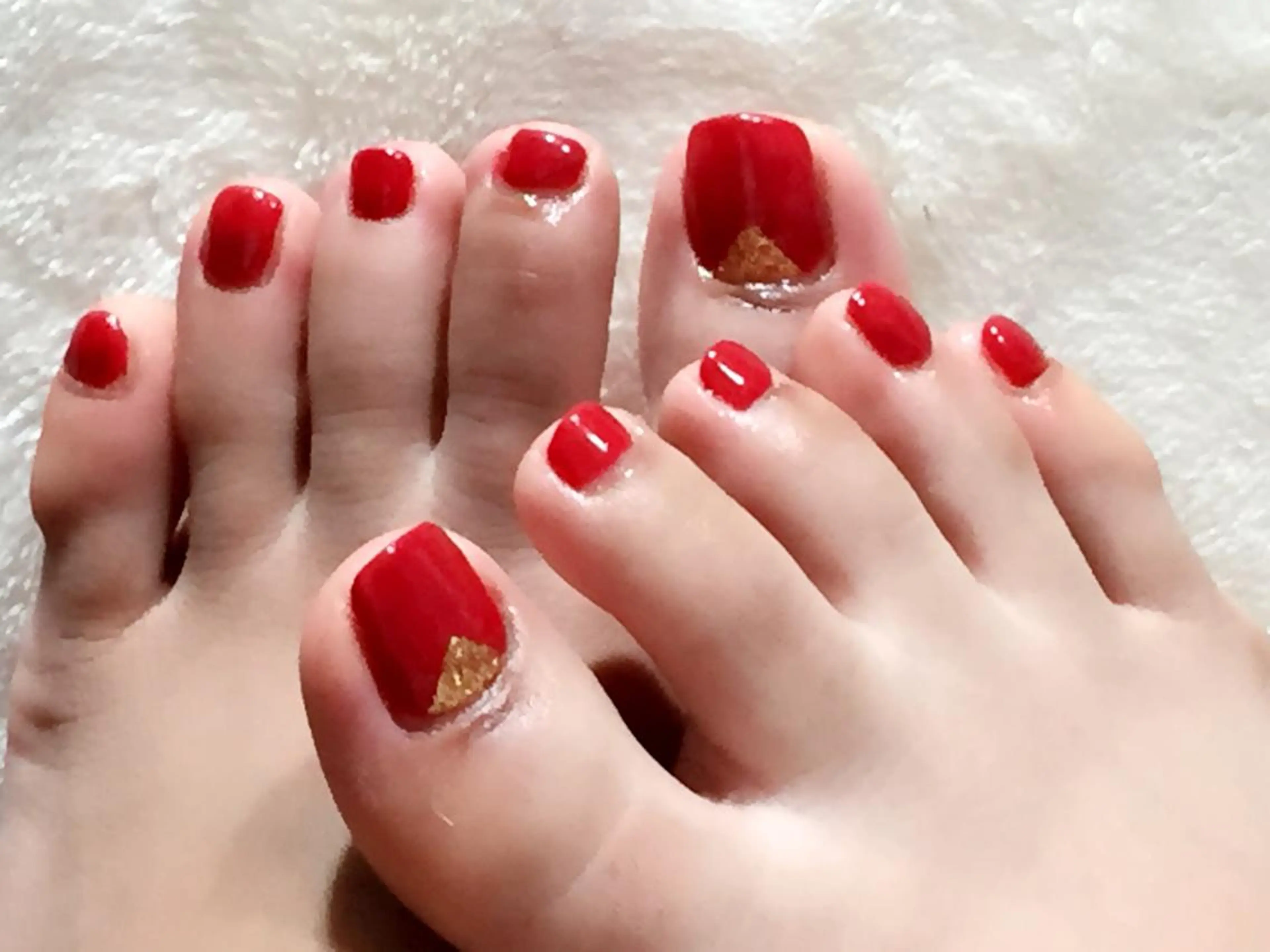 ネイル フットネイル Sympa 𝓜iwako🐰ᩚのネイルデザイン